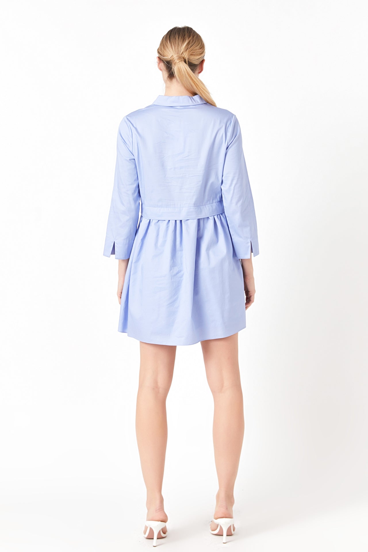 ENGLISH FACTORY - Mini Shirt Dress - DRESSES available at Objectrare