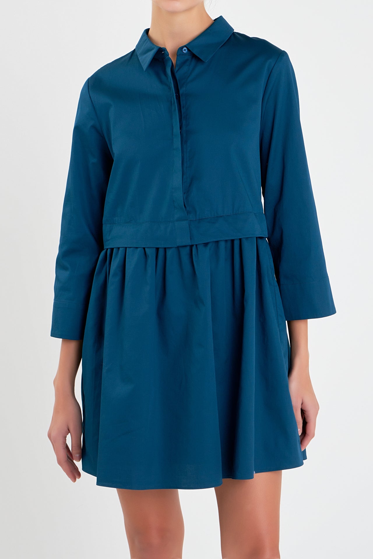 ENGLISH FACTORY - Mini Shirt Dress - DRESSES available at Objectrare