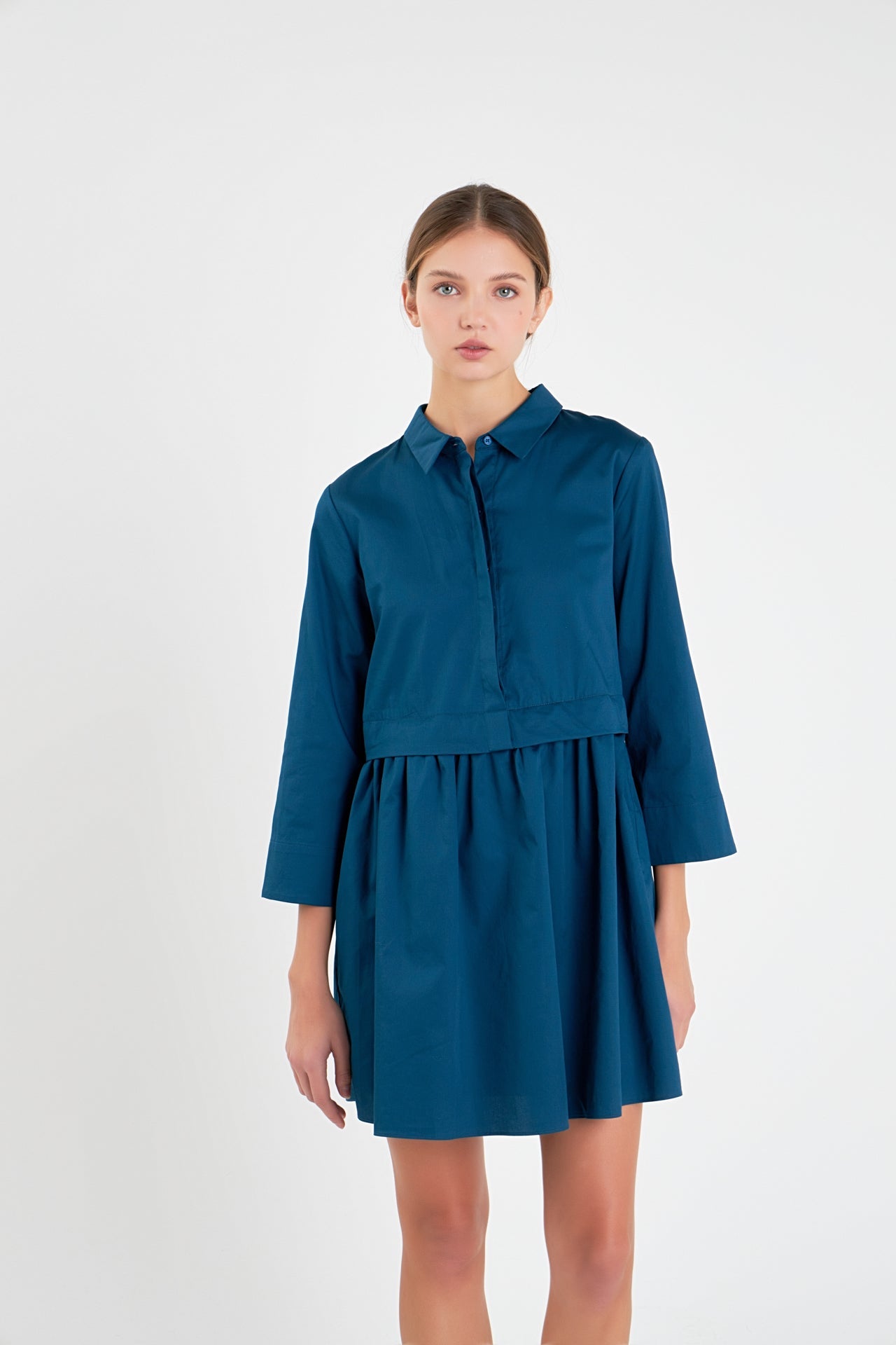 ENGLISH FACTORY - Mini Shirt Dress - DRESSES available at Objectrare