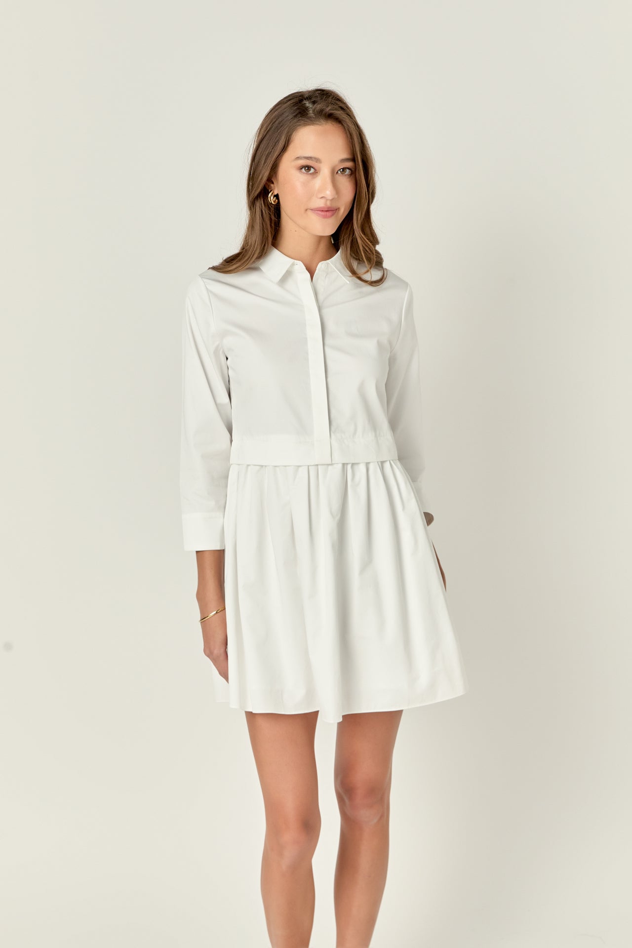ENGLISH FACTORY - Mini Shirt Dress - DRESSES available at Objectrare