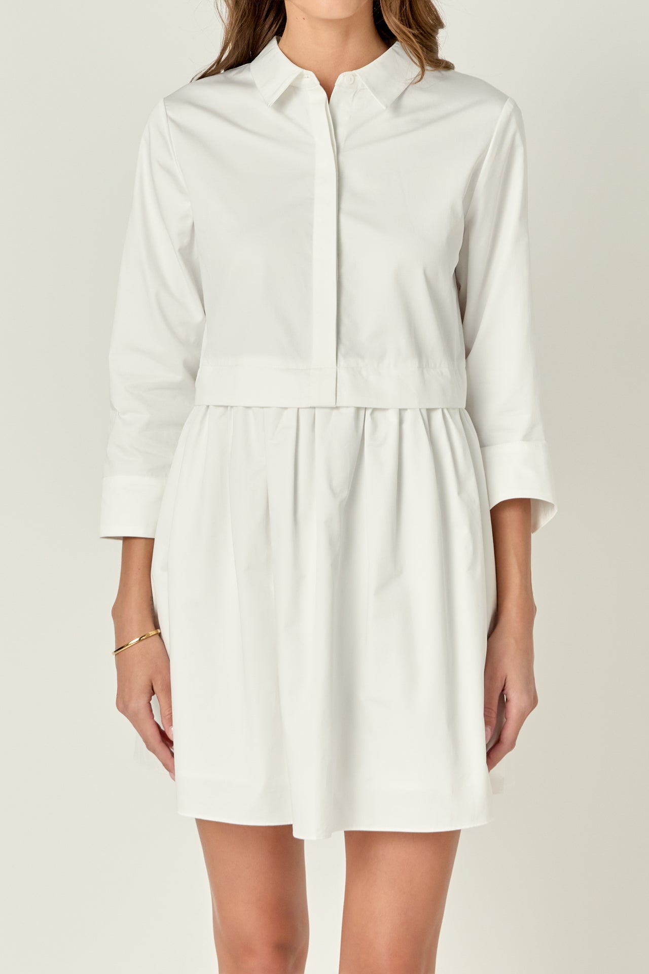 ENGLISH FACTORY - Mini Shirt Dress - DRESSES available at Objectrare