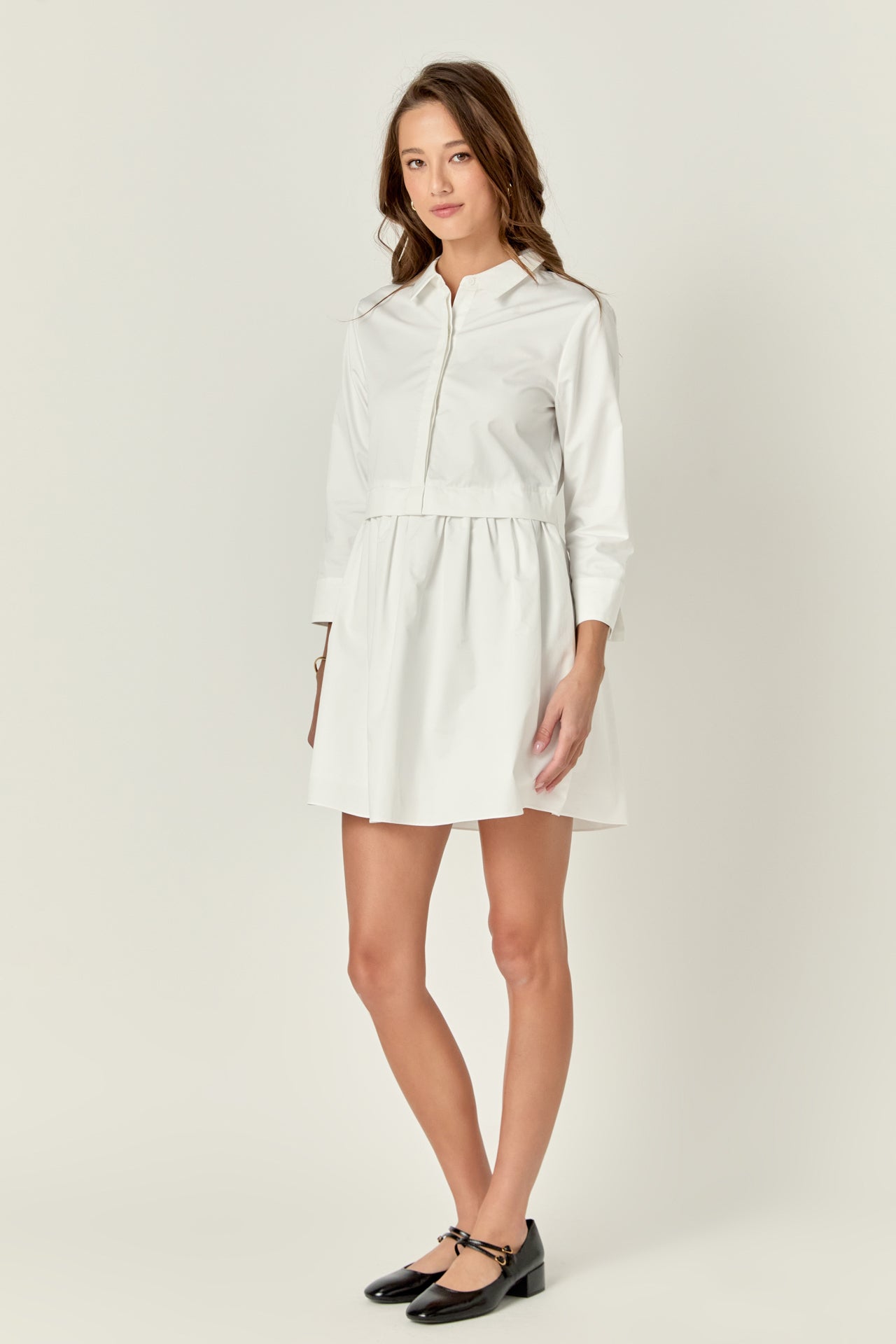 ENGLISH FACTORY - Mini Shirt Dress - DRESSES available at Objectrare