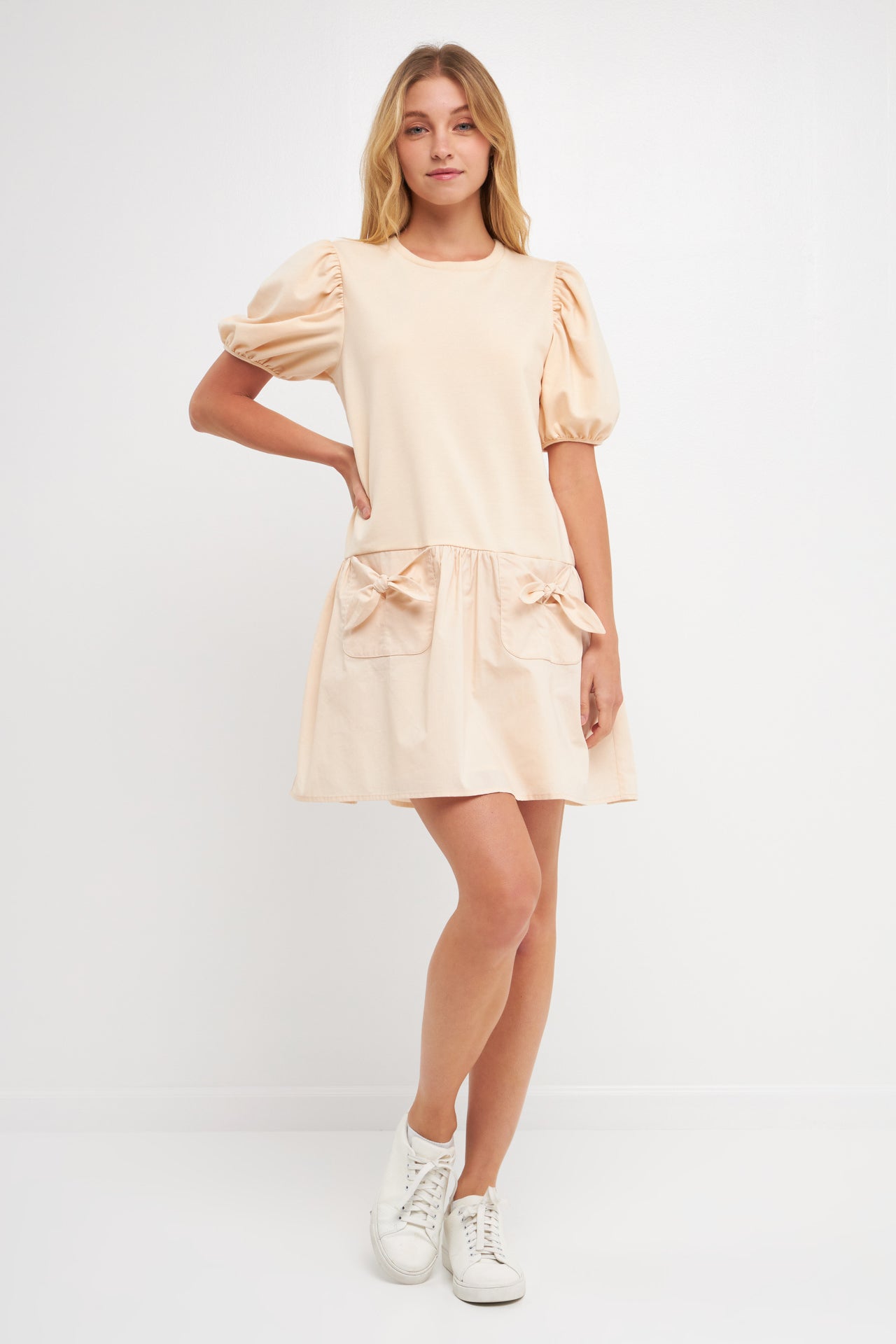 ENGLISH FACTORY - Pockets Detail Mini Dress - DRESSES available at Objectrare