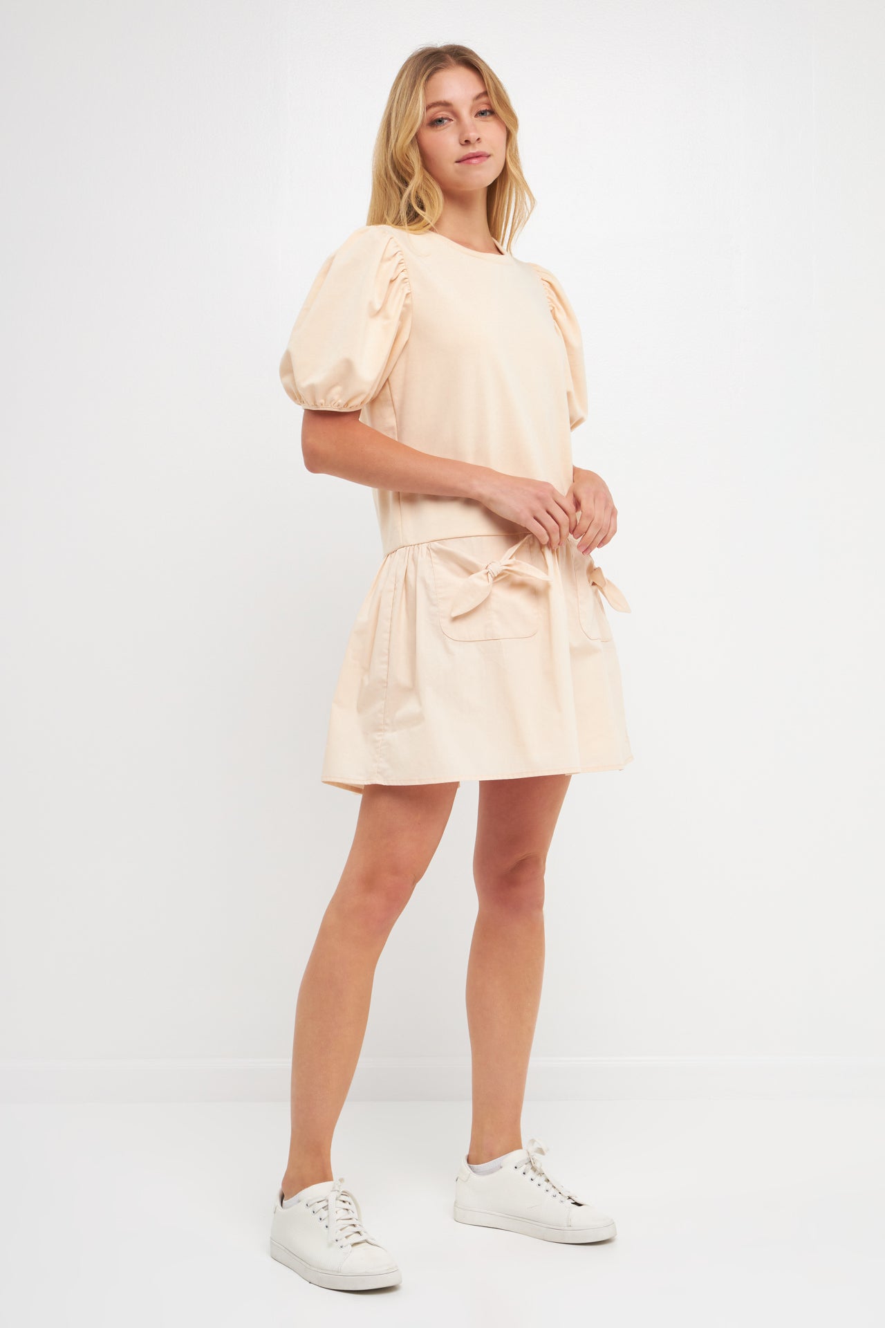 ENGLISH FACTORY - Pockets Detail Mini Dress - DRESSES available at Objectrare