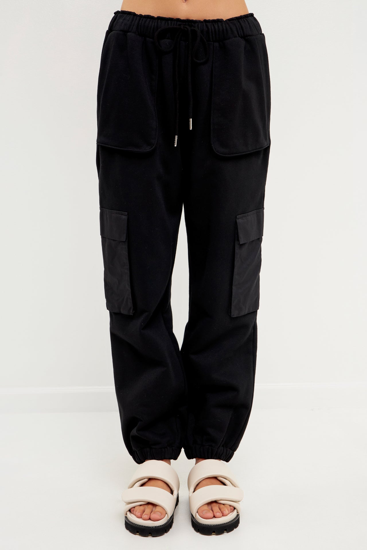 GREY LAB - Pockets Detail Loungewear Pants - PANTS available at Objectrare