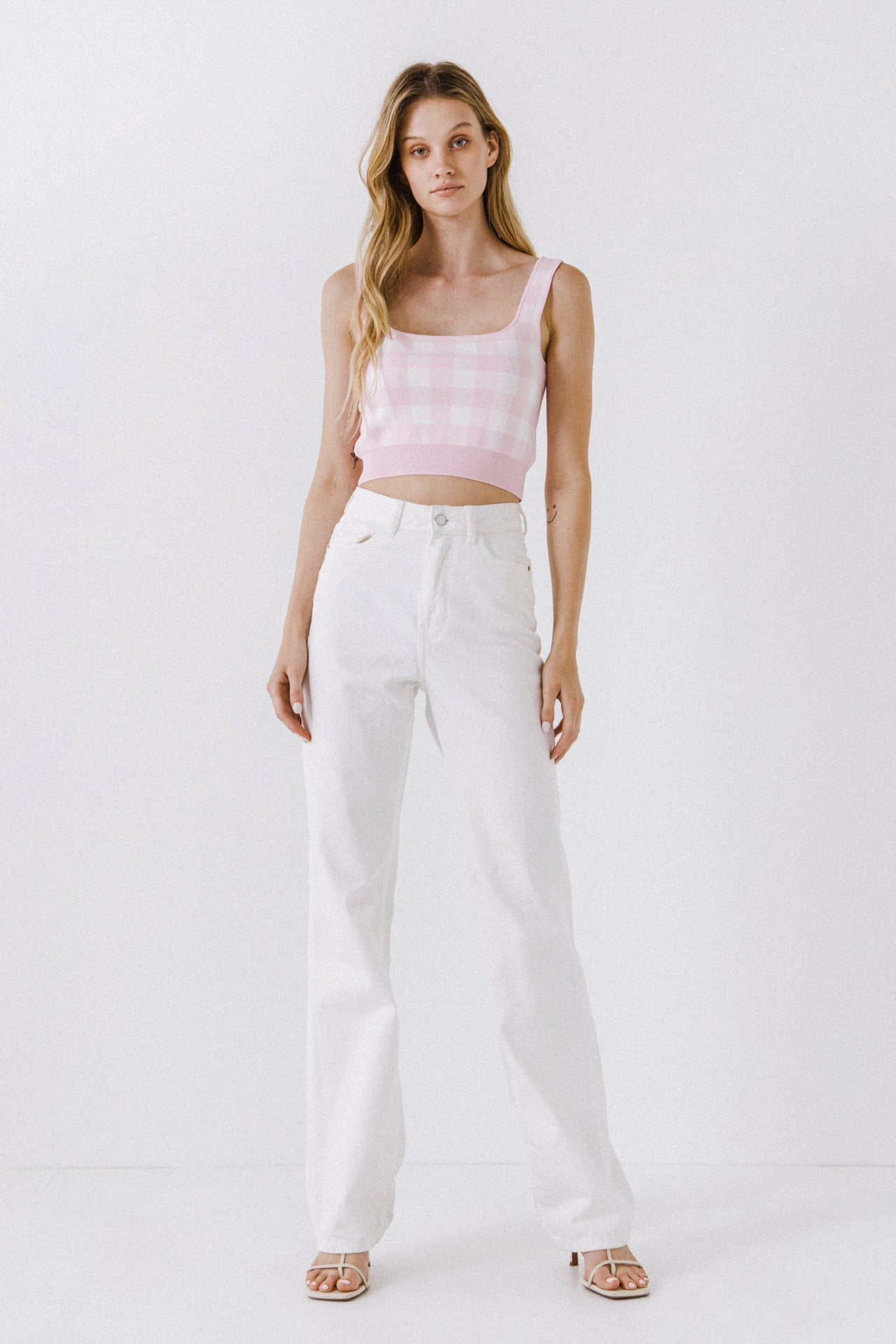 ENGLISH FACTORY - Women Knit Tank Top - TOPS available at Objectrare