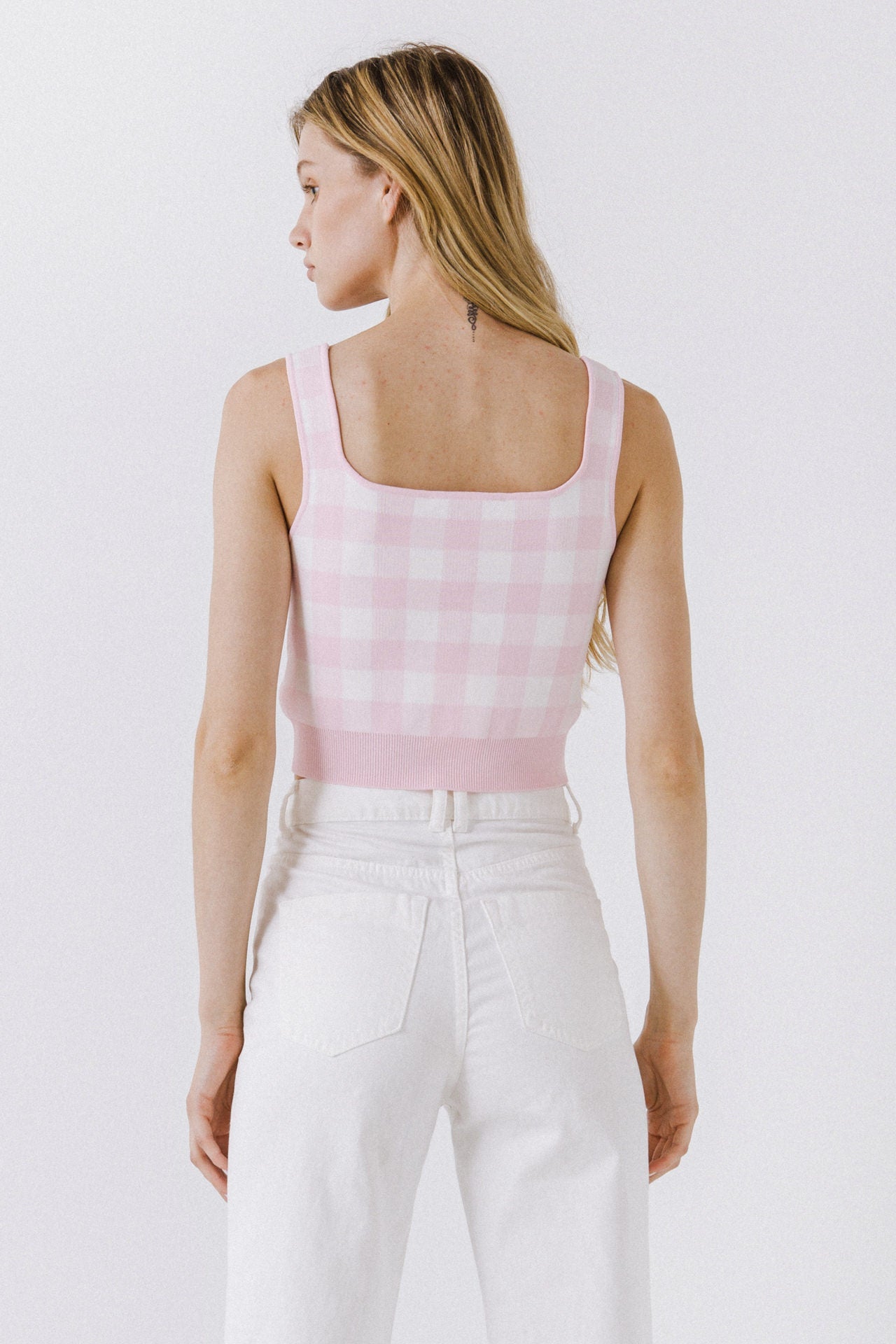ENGLISH FACTORY - Women Knit Tank Top - TOPS available at Objectrare