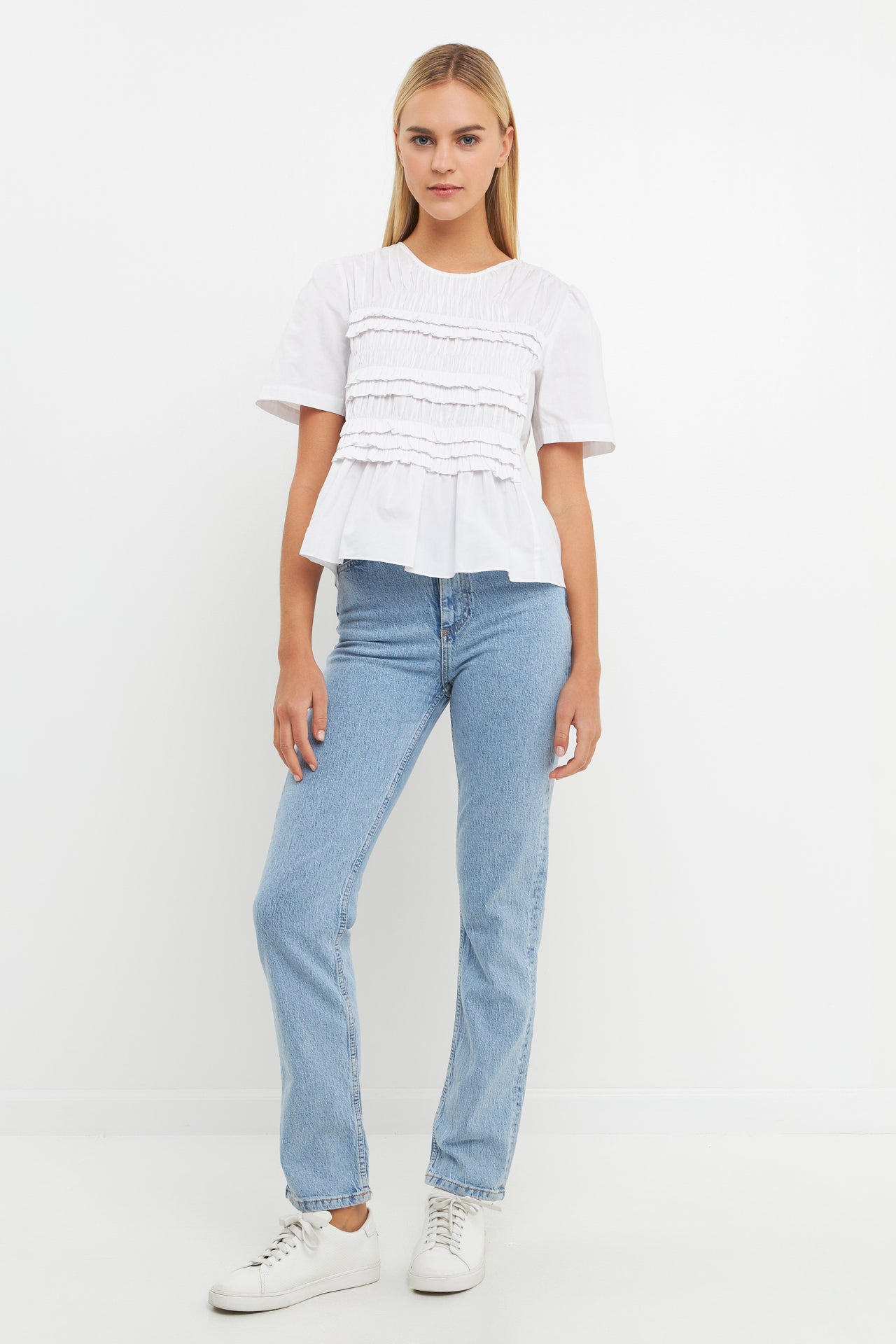 ENGLISH FACTORY - Ruffled Detail Top - TOPS available at Objectrare