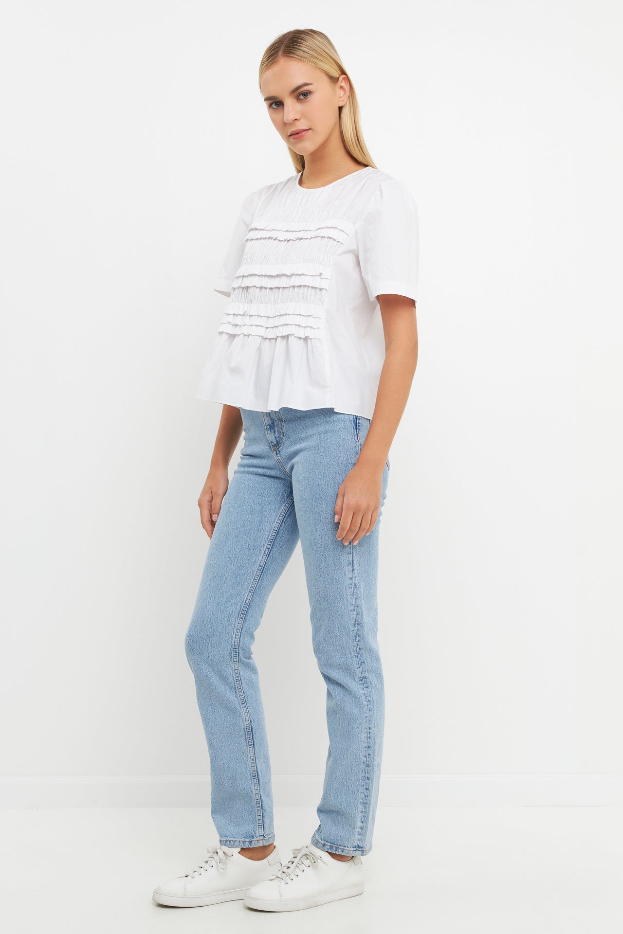 ENGLISH FACTORY - Ruffled Detail Top - TOPS available at Objectrare