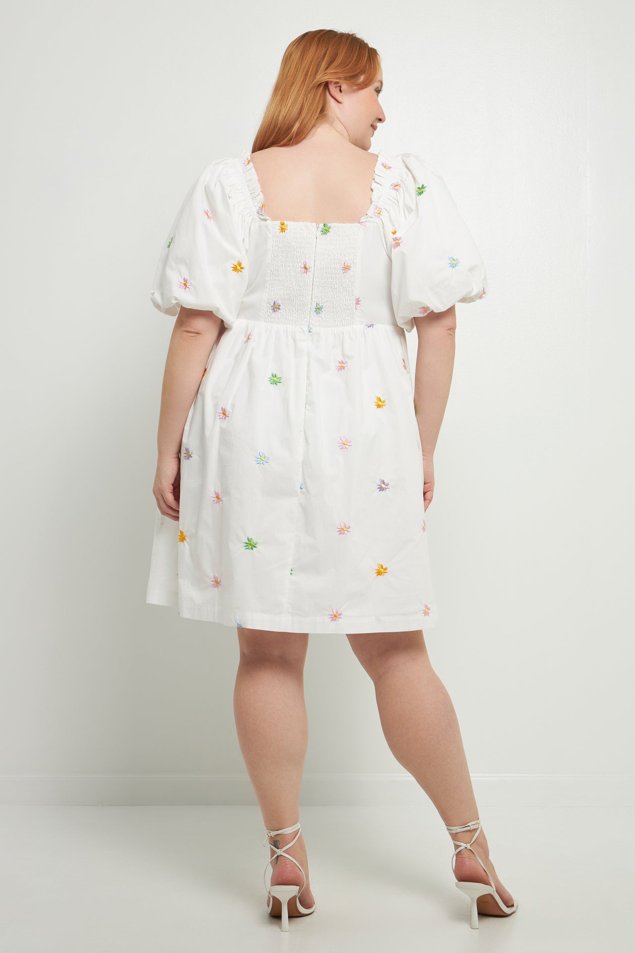 ENGLISH FACTORY - Floral Embroidery Babydoll Dress - DRESSES available at Objectrare