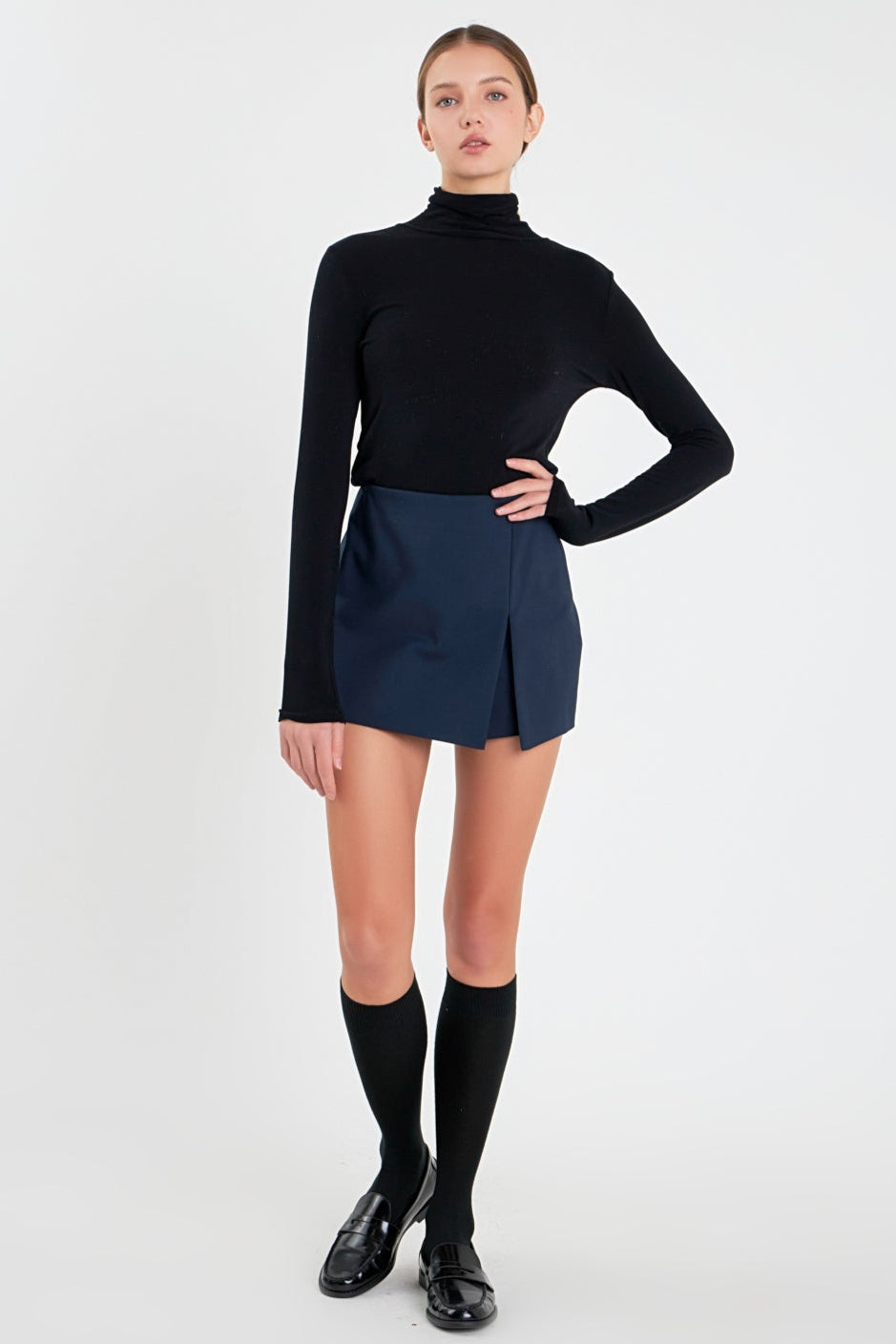 Slit Detail Skort