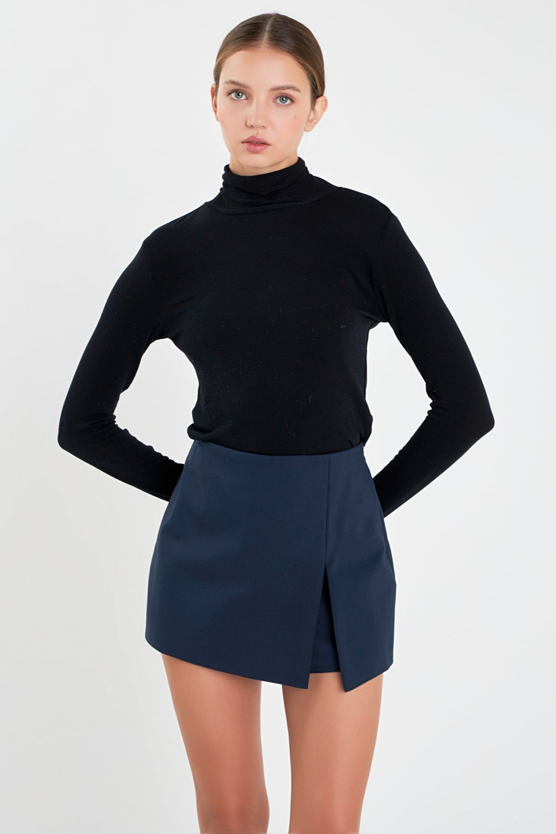 Slit Detail Skort