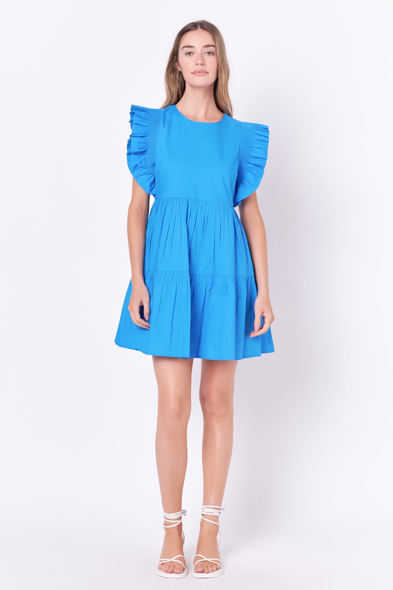 Ruffled Babydoll Mini Dress