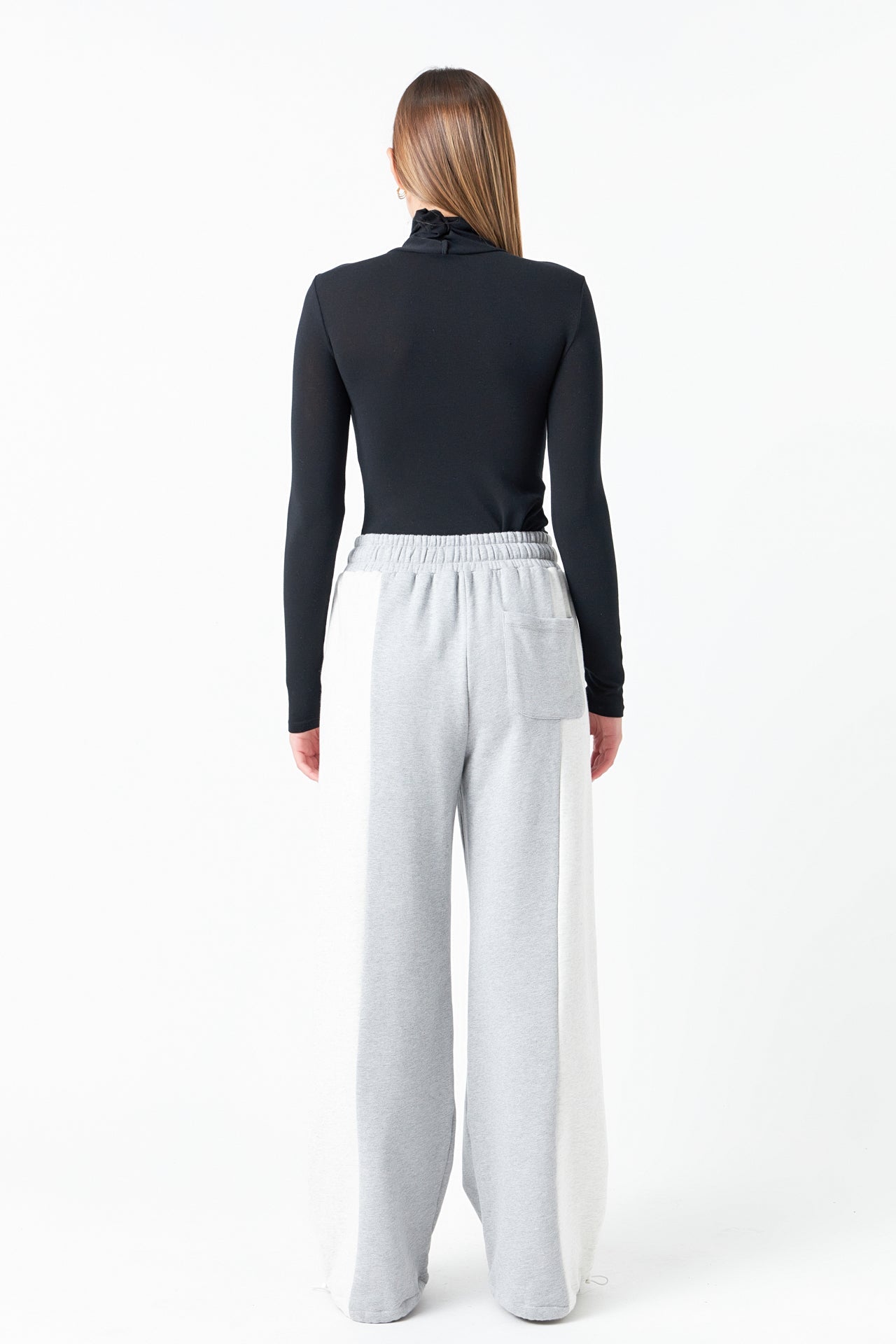 GREY LAB - Colorblock Loungewear Pants - PANTS available at Objectrare