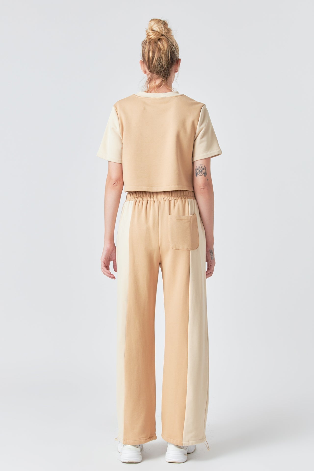 GREY LAB - Colorblock Loungewear Pants - PANTS available at Objectrare