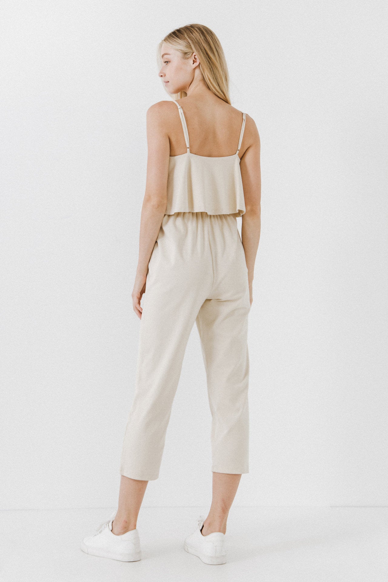 LA'VEN - Knit Sleeveless Jumpsuit - JUMPSUITS available at Objectrare