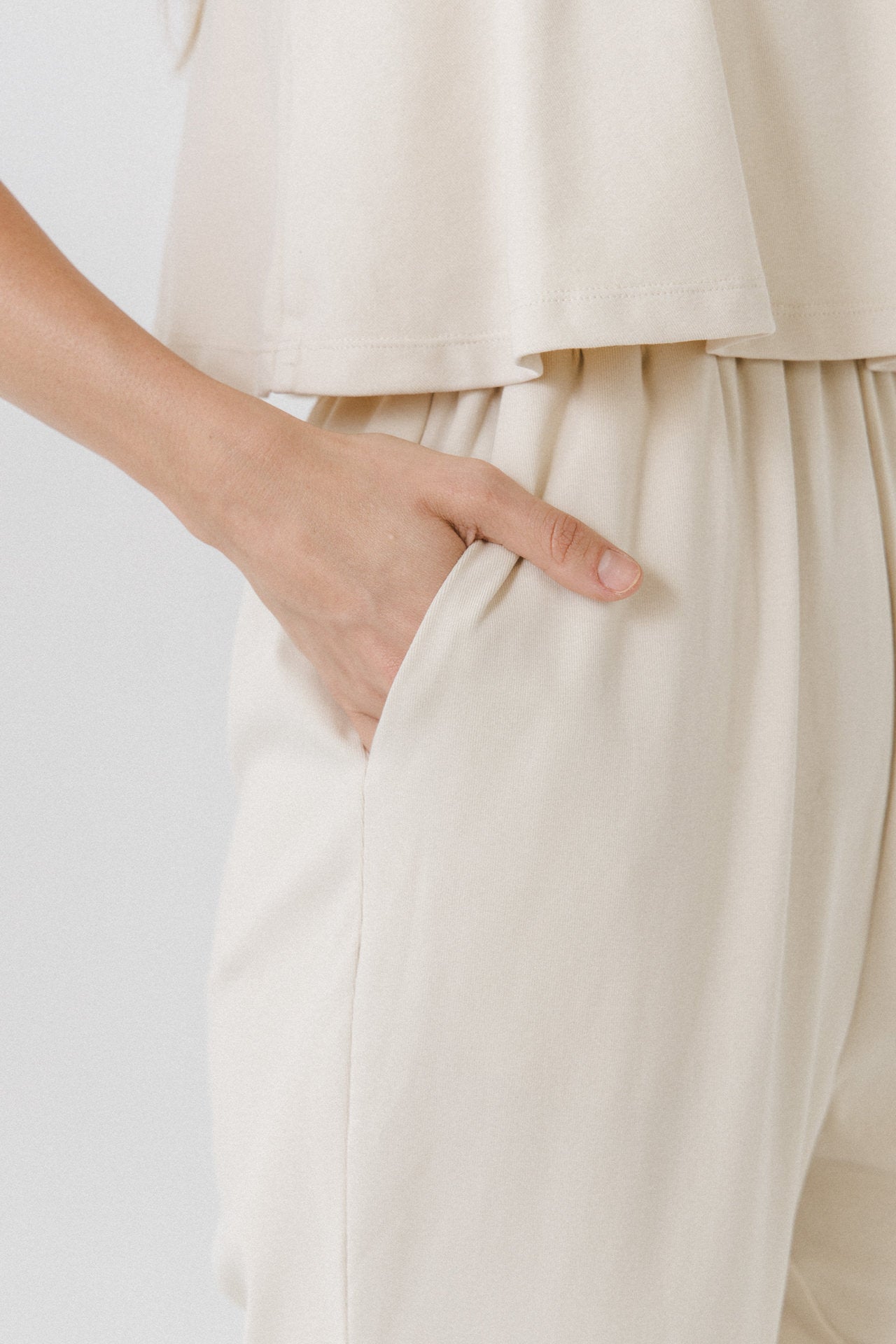LA'VEN - Knit Sleeveless Jumpsuit - JUMPSUITS available at Objectrare