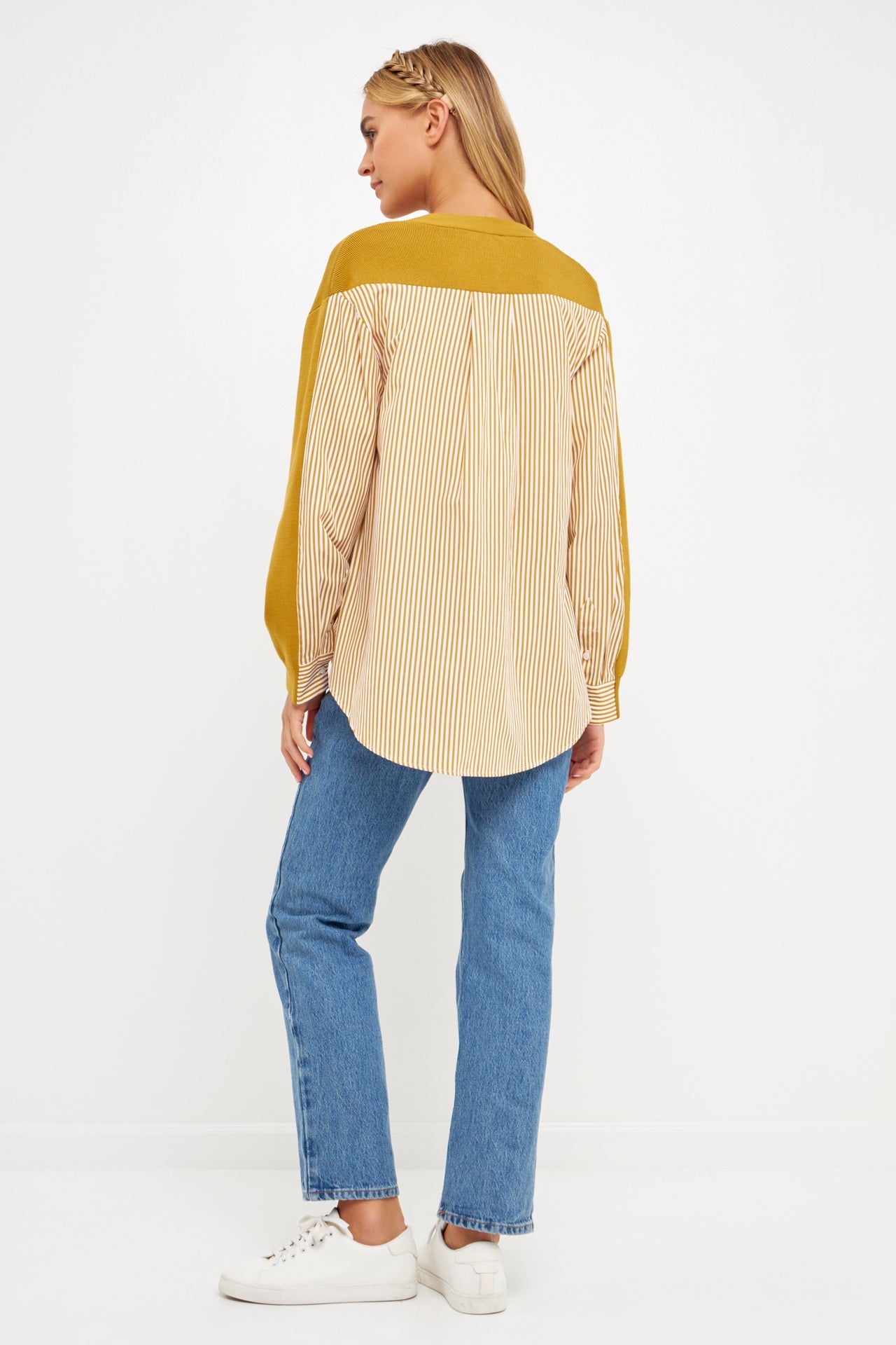 ENGLISH FACTORY - Mixed Media Cardigan - SWEATERS & KNITS available at Objectrare