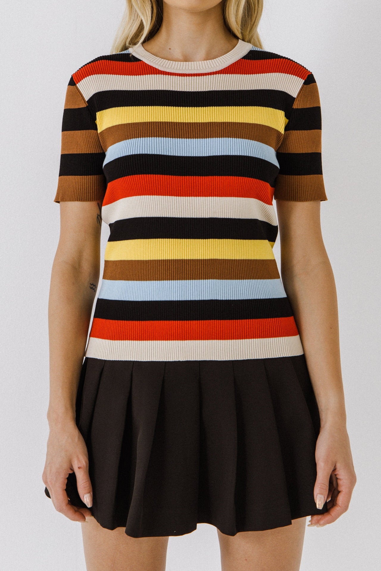 Multi Color Stripe Sweater
