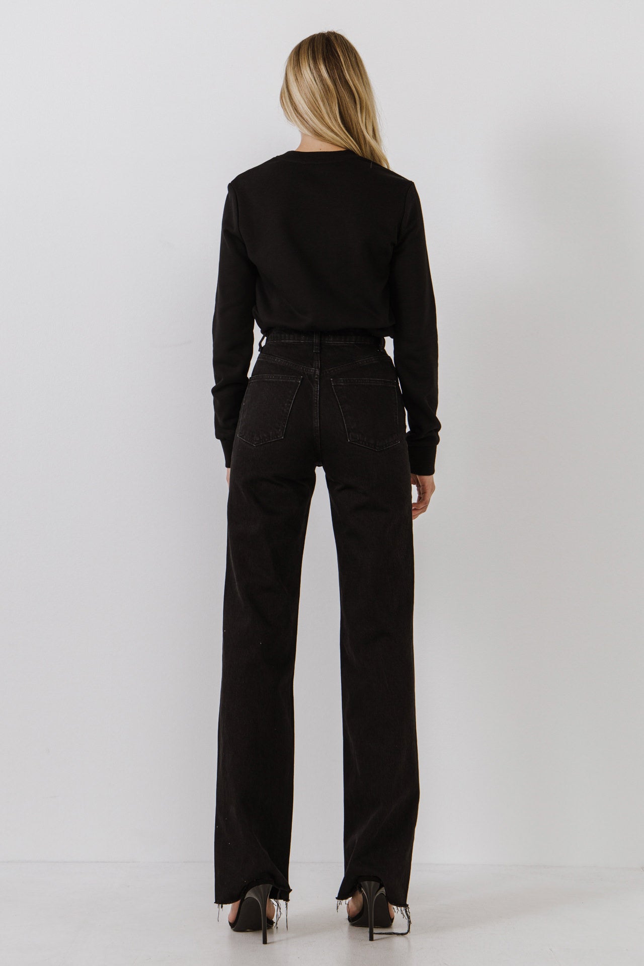 ENDLESS ROSE - Merci Lettering Beads Sweatshirt - TOPS available at Objectrare