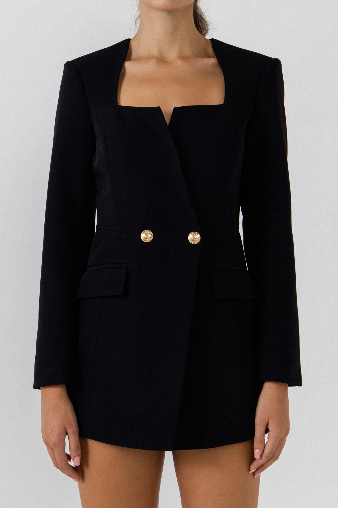 ENDLESS ROSE - Blazer Romper - ROMPERS available at Objectrare