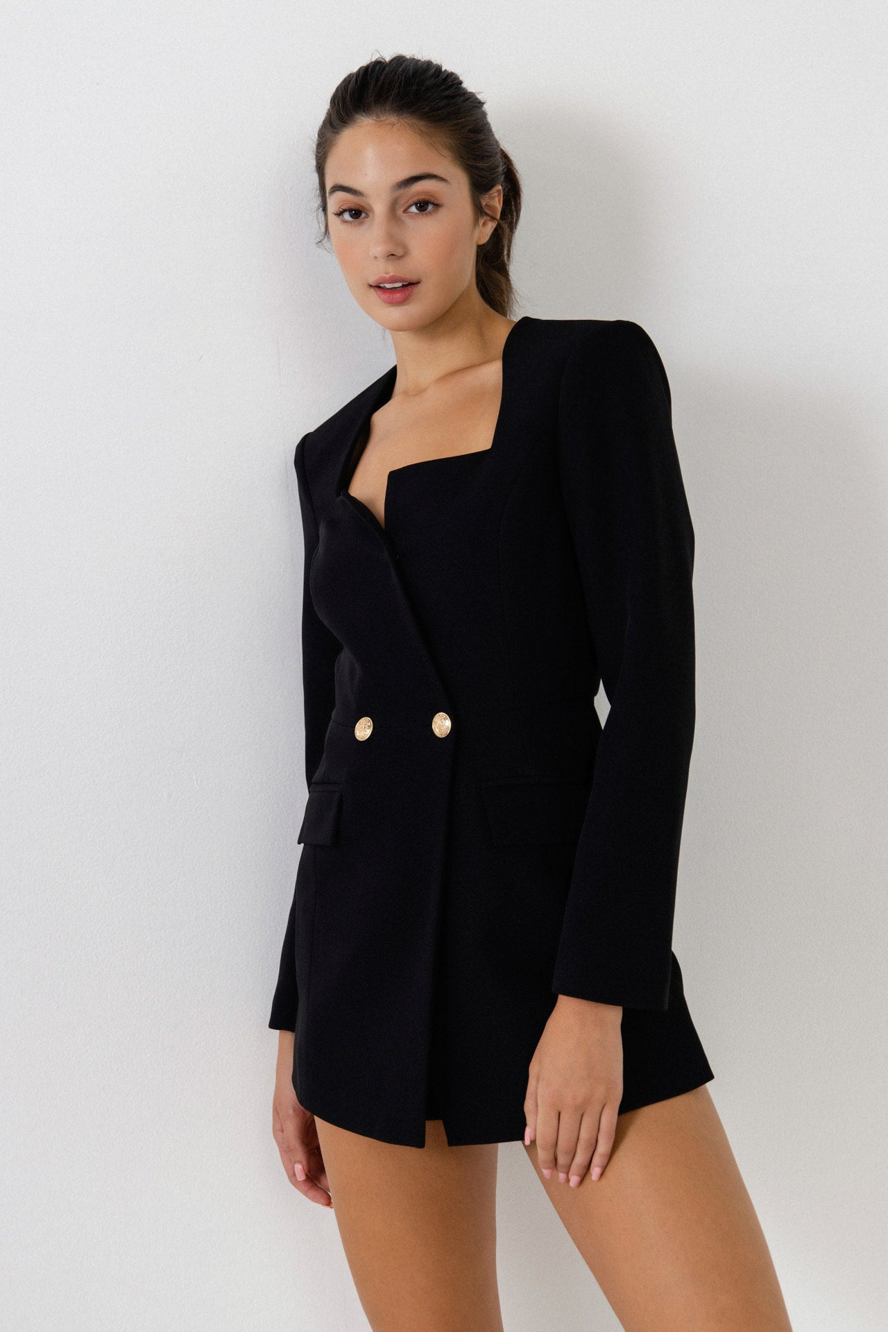 ENDLESS ROSE - Blazer Romper - ROMPERS available at Objectrare