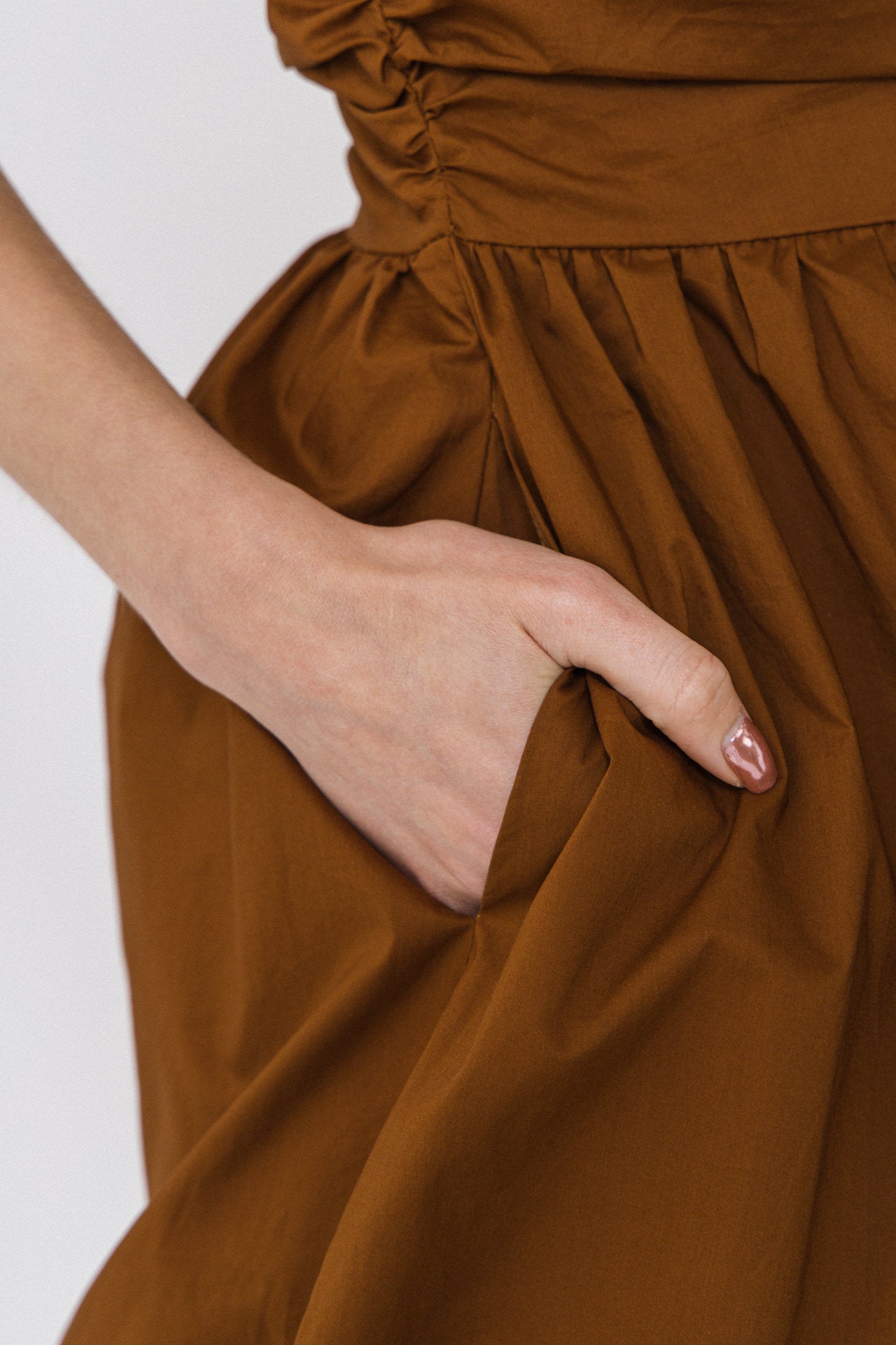ENDLESS ROSE - Shirred Blouson Romper - ROMPERS available at Objectrare