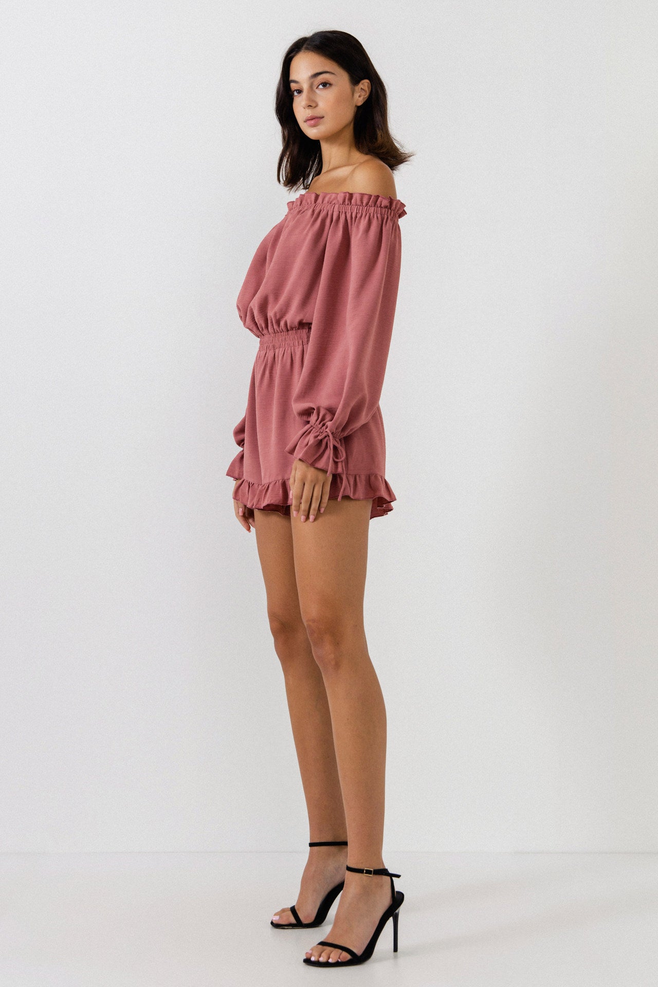FREE THE ROSES - Off the Shoulder Romper - ROMPERS available at Objectrare