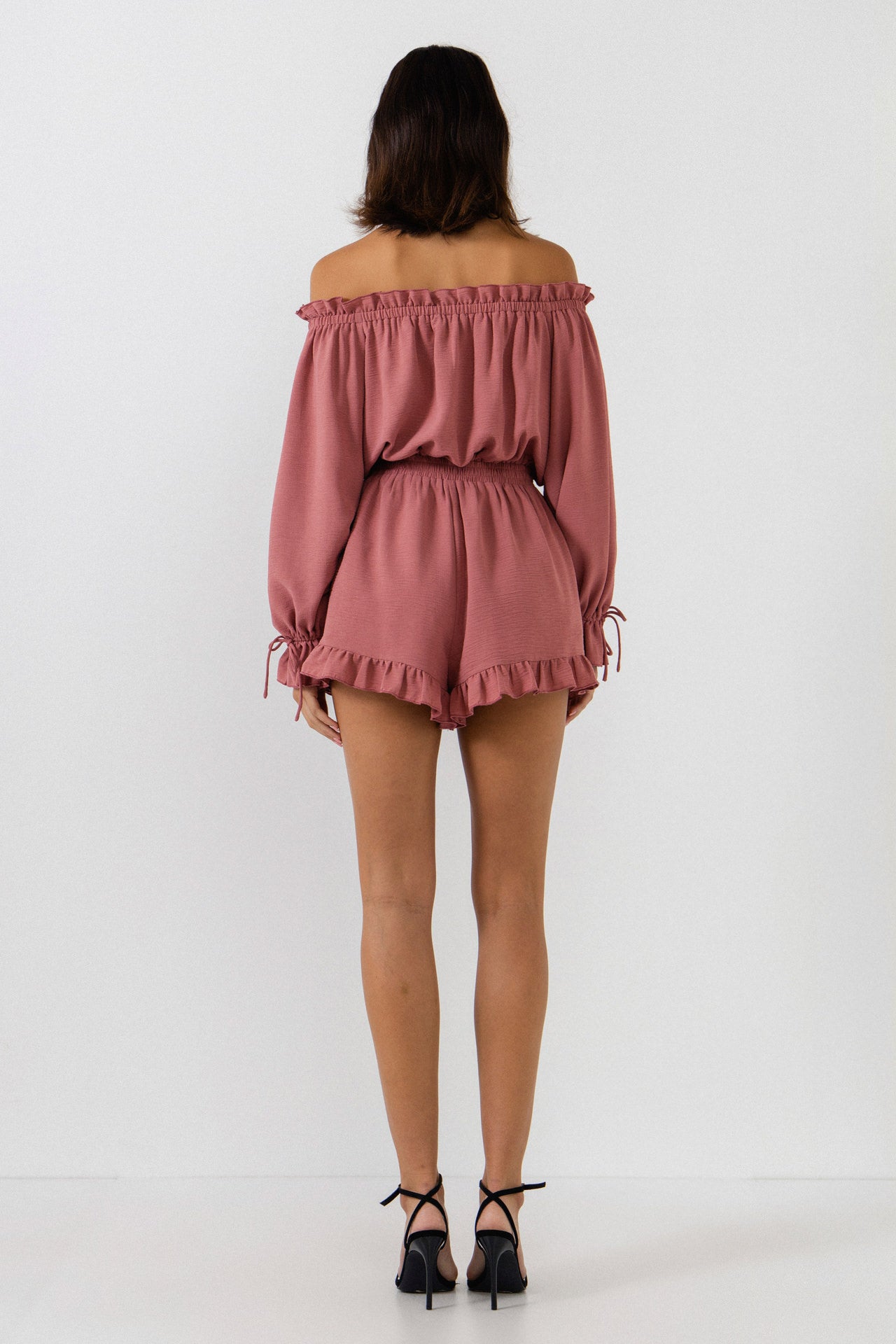 FREE THE ROSES - Off the Shoulder Romper - ROMPERS available at Objectrare