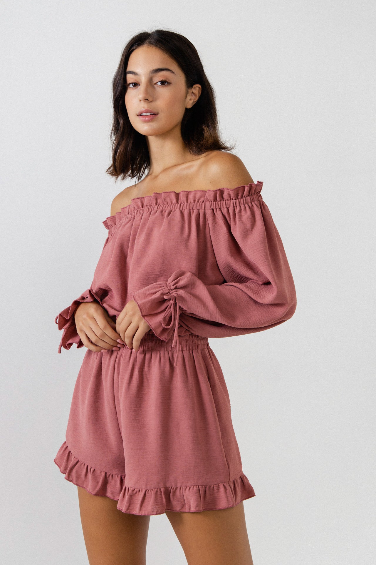 FREE THE ROSES - Off the Shoulder Romper - ROMPERS available at Objectrare