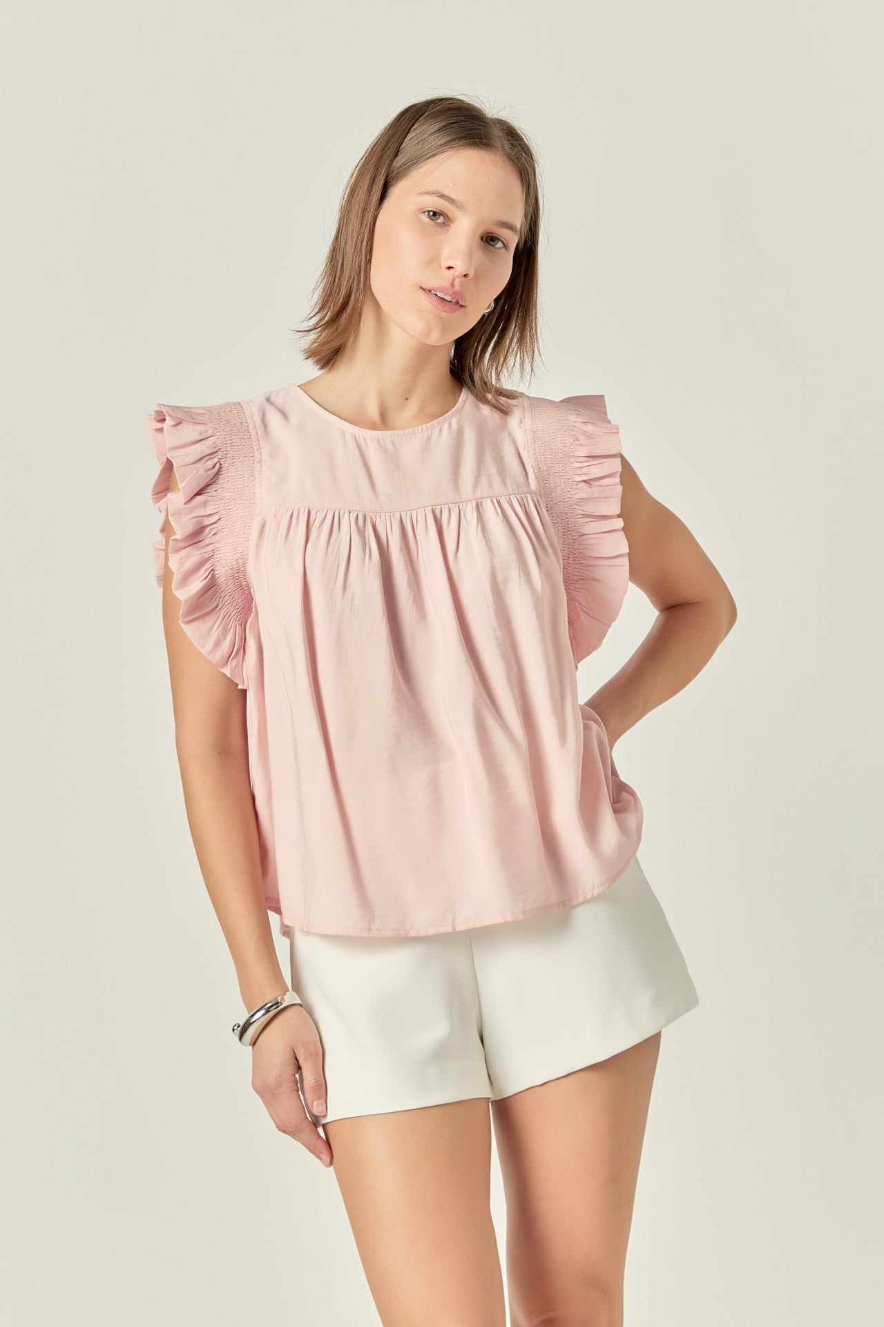 ENGLISH FACTORY - Ruffle Detail Top - TOPS available at Objectrare