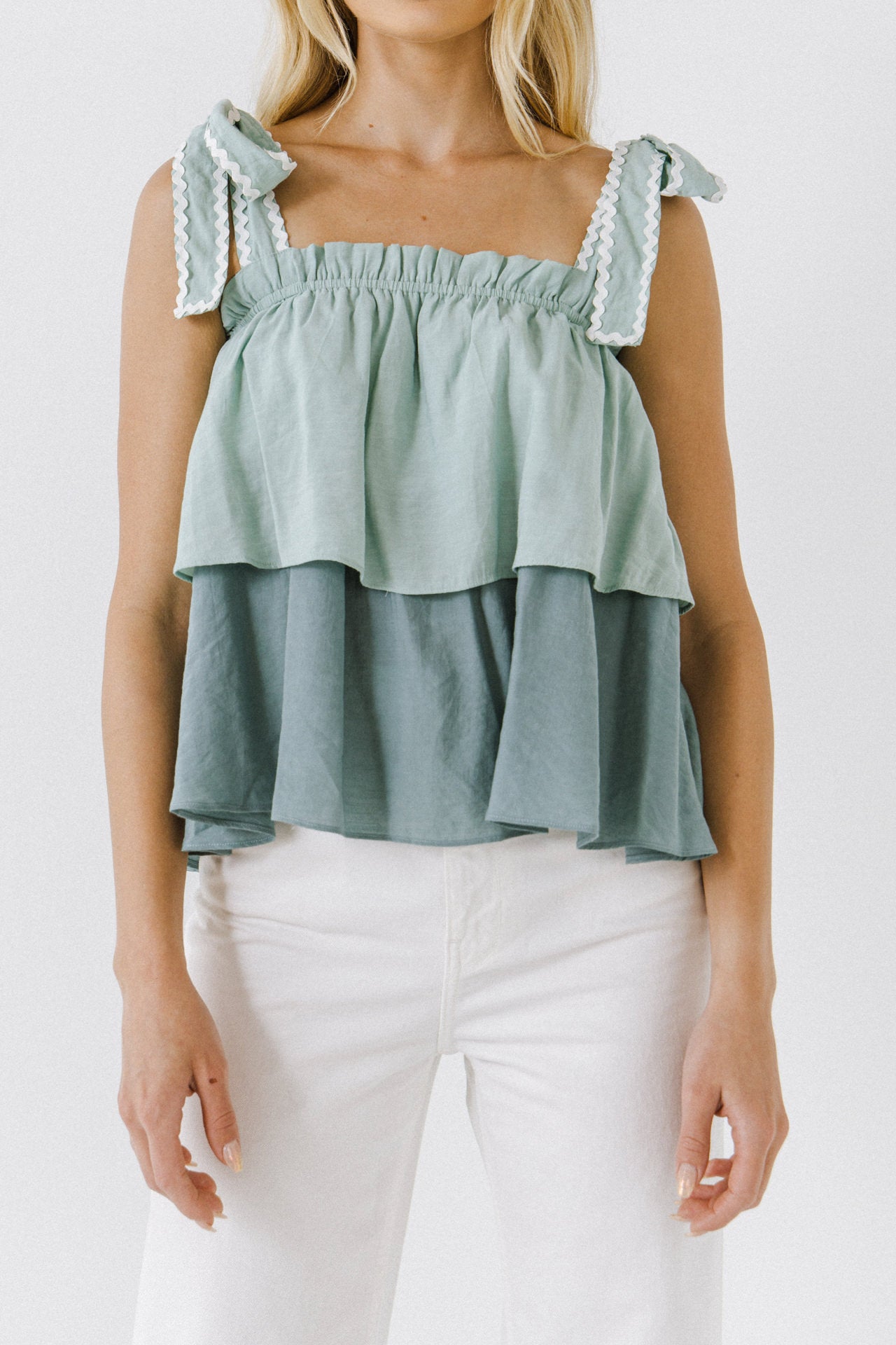 FREE THE ROSES - Color Block Tank Top - TOPS available at Objectrare