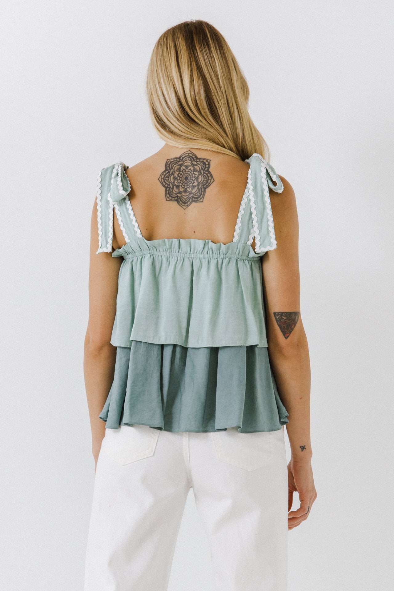 FREE THE ROSES - Color Block Tank Top - TOPS available at Objectrare