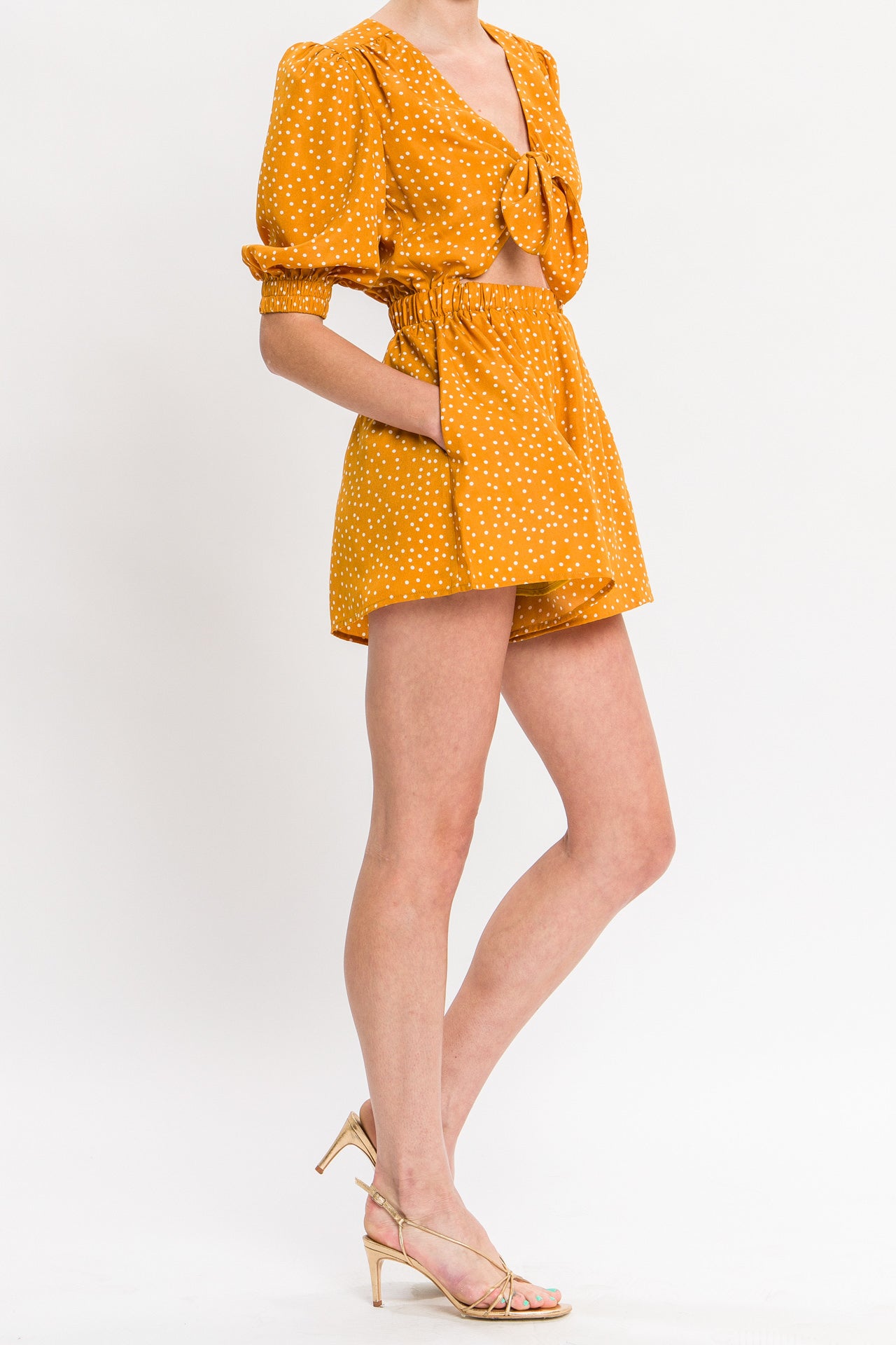 Front Tie Romper