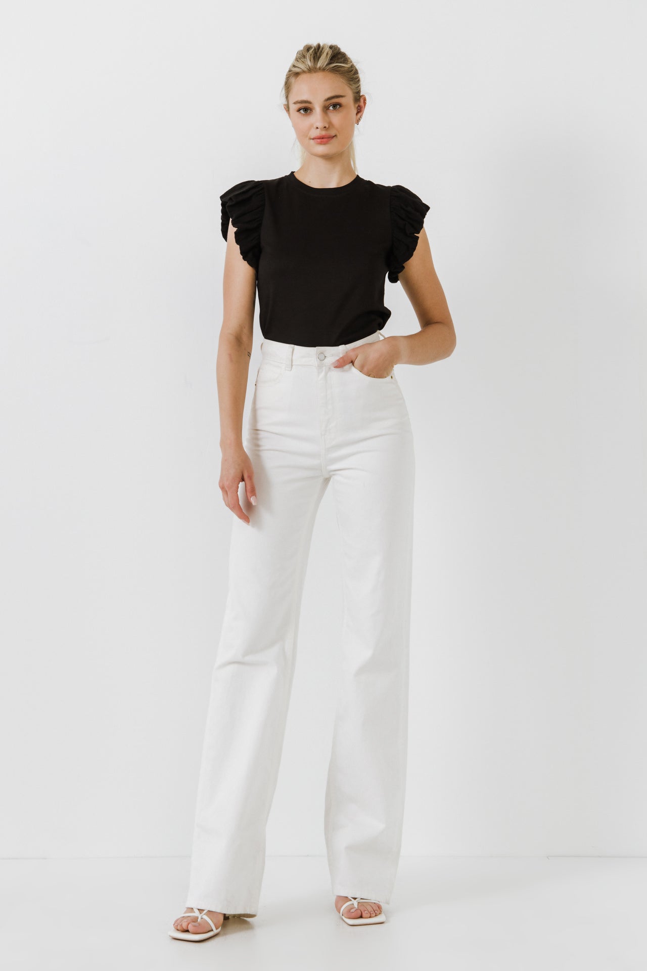 FREE THE ROSES - Mixed Media Top - TOPS available at Objectrare