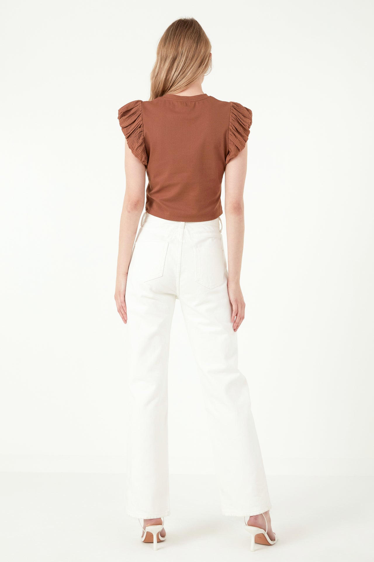 FREE THE ROSES - Mixed Media Top - TOPS available at Objectrare