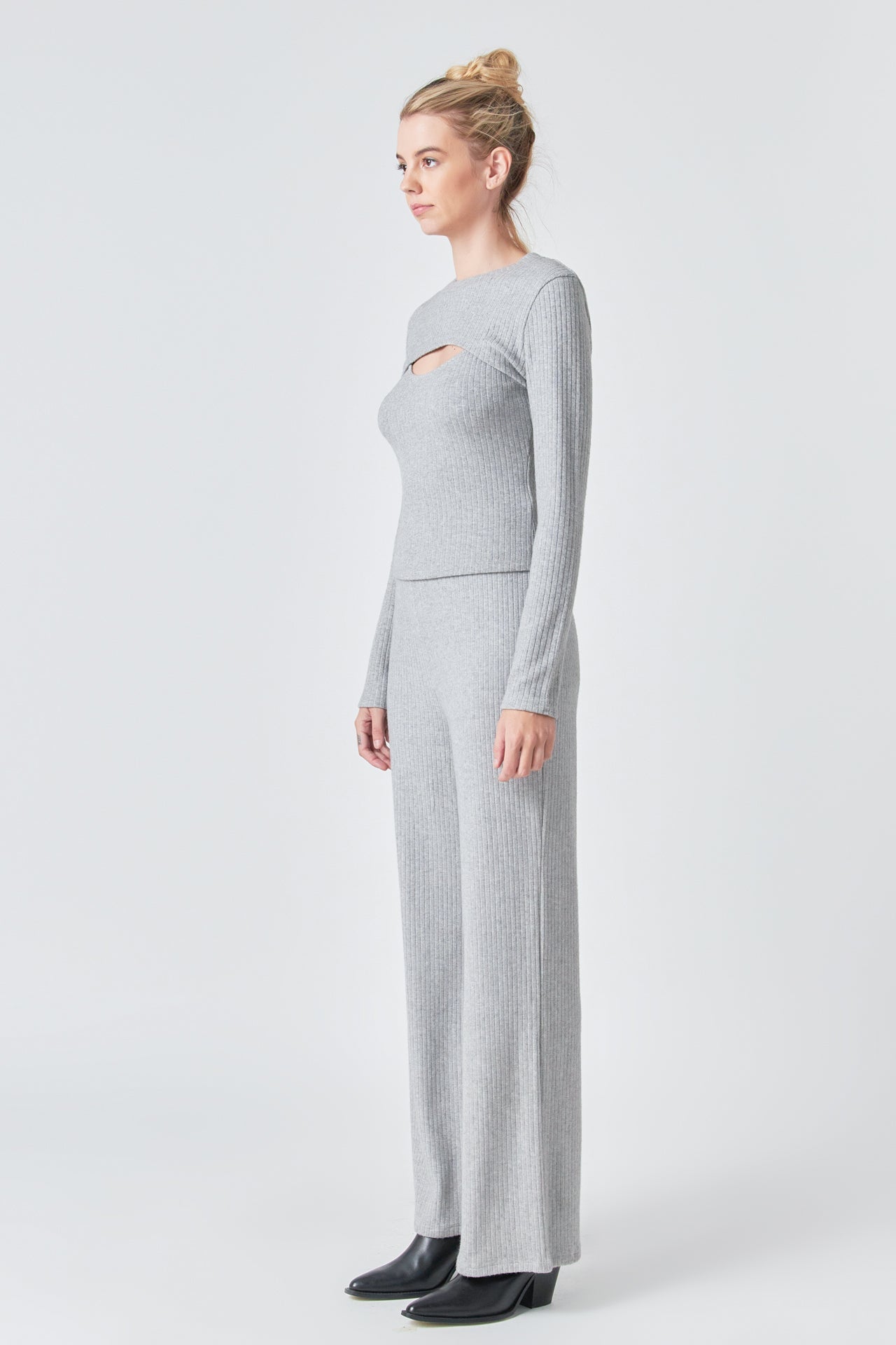 GREY LAB - Loungewear Knit Pants - PANTS available at Objectrare
