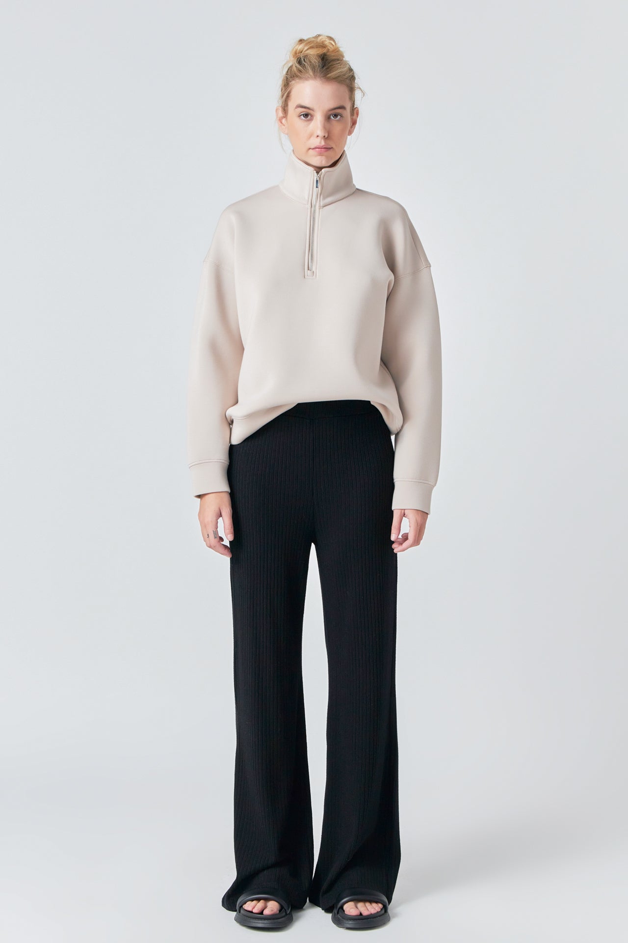 GREY LAB - Loungewear Knit Pants - PANTS available at Objectrare