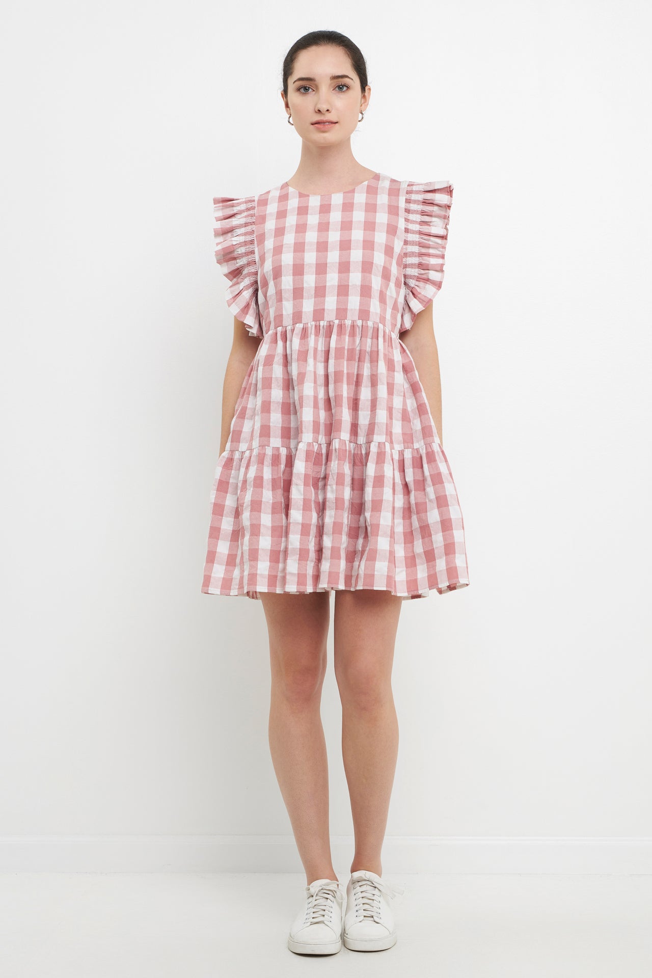 ENGLISH FACTORY - Gingham Mini Dress - DRESSES available at Objectrare