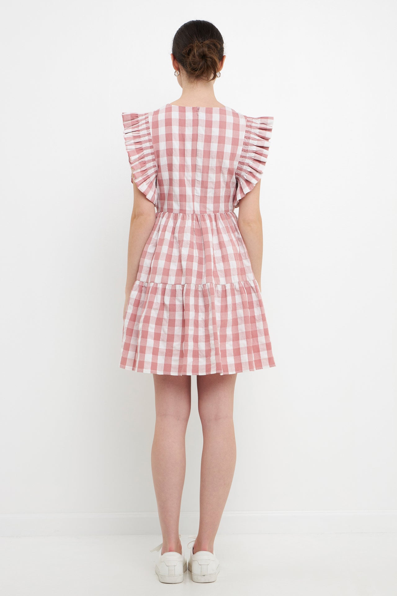ENGLISH FACTORY - Gingham Mini Dress - DRESSES available at Objectrare