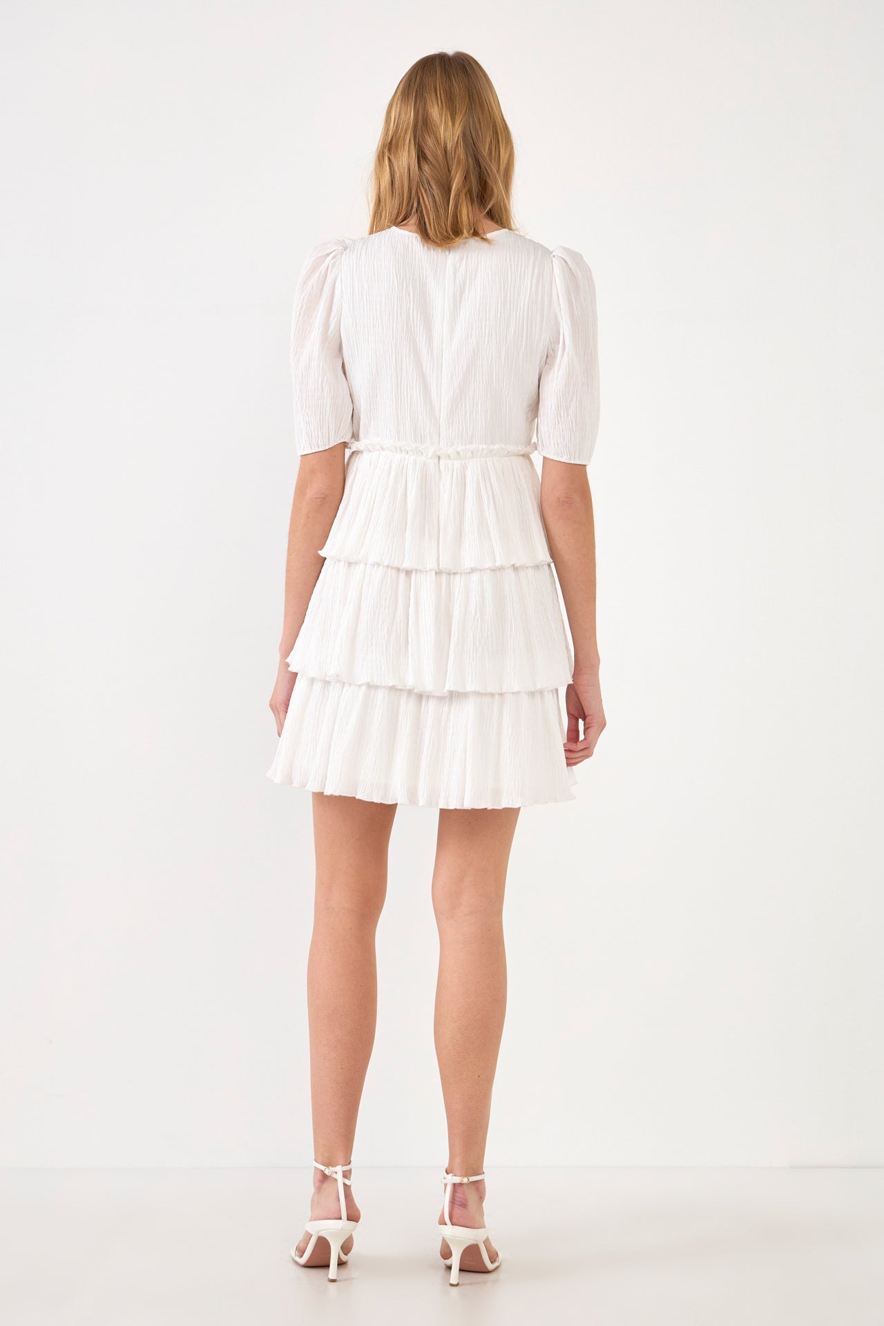 FREE THE ROSES - Texture Tiered Dress - DRESSES available at Objectrare