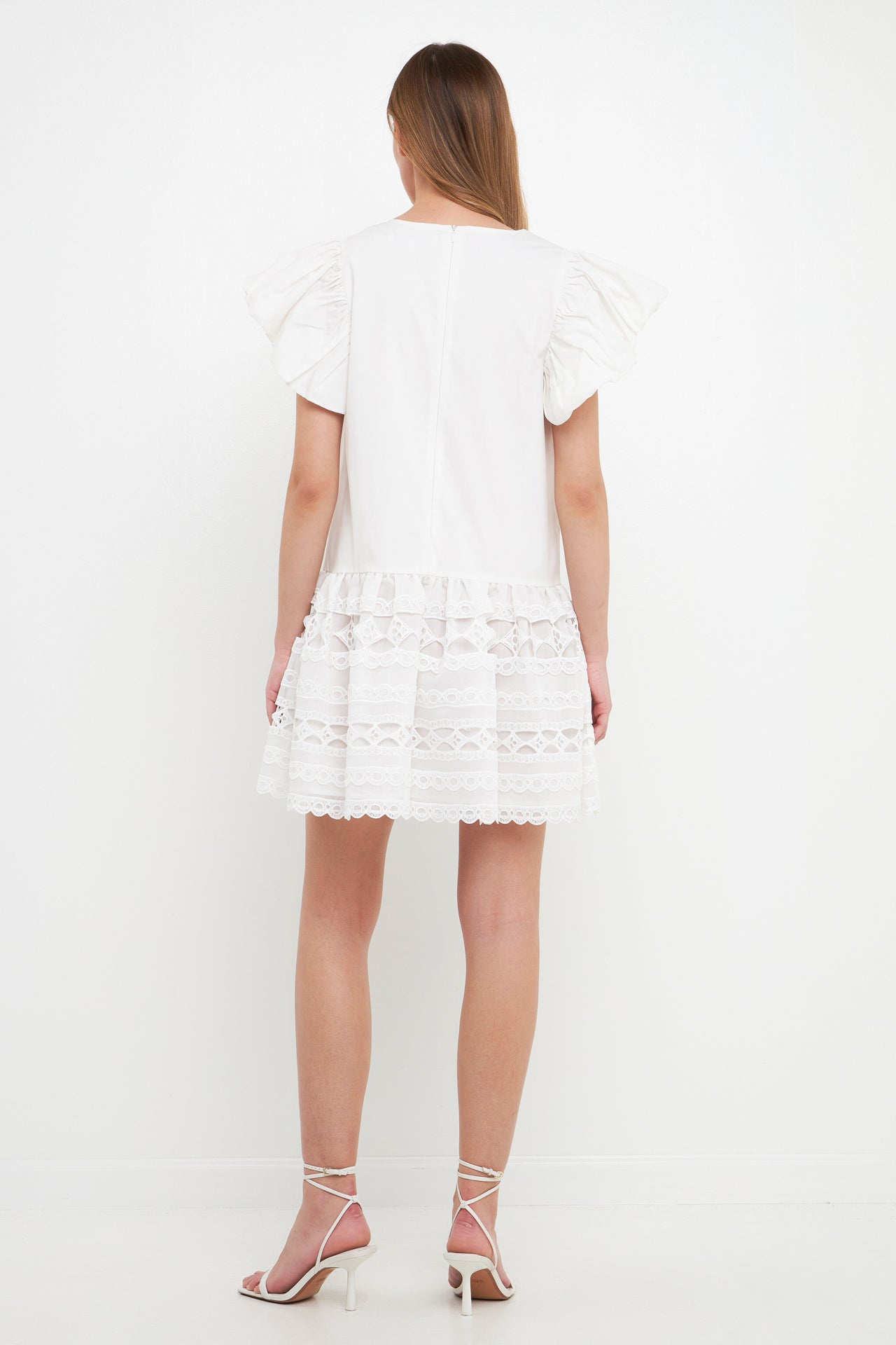 ENDLESS ROSE - Mixed Media Mini Dress - DRESSES available at Objectrare