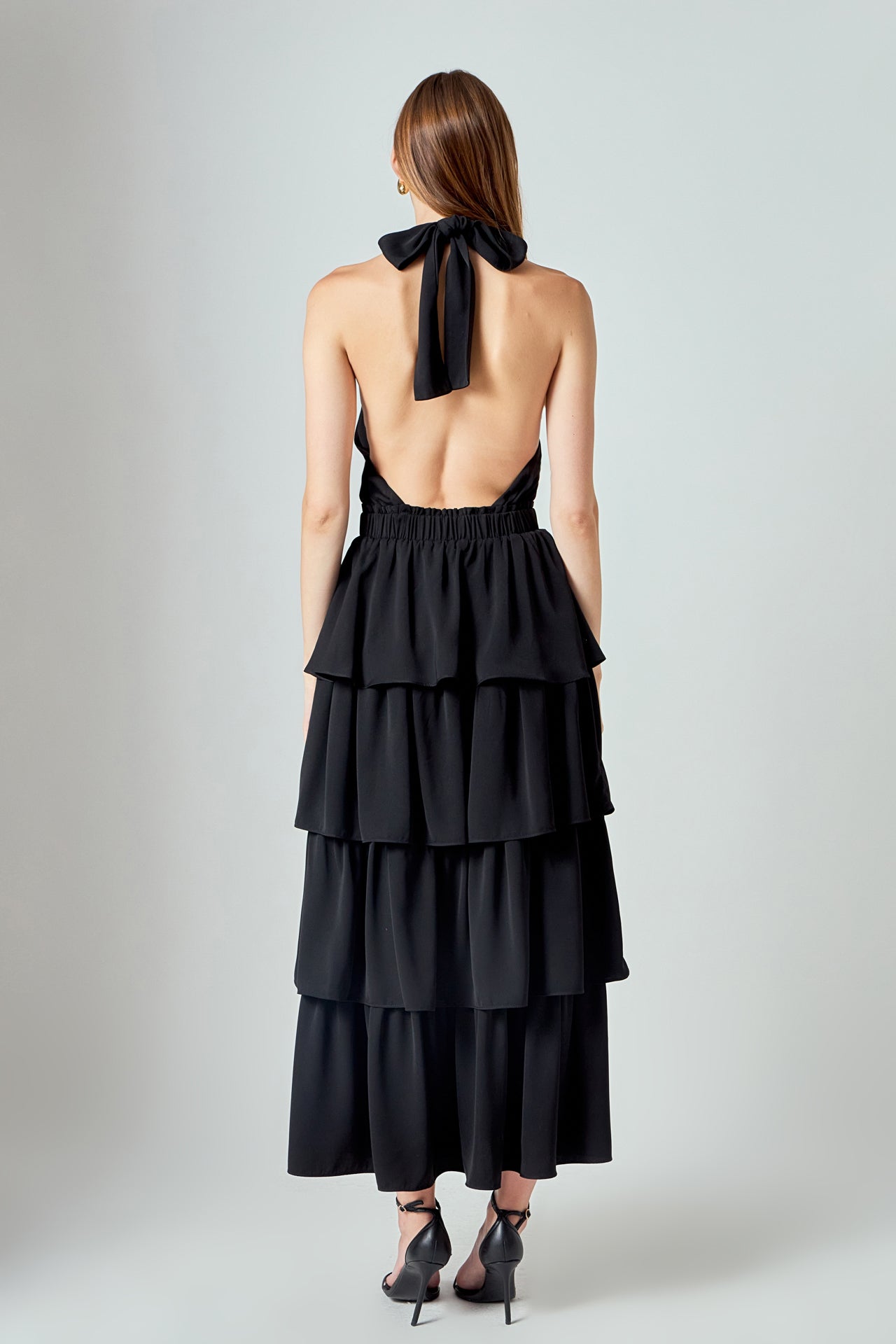 ENDLESS ROSE - Criss Cross Halter Maxi Dress - DRESSES available at Objectrare