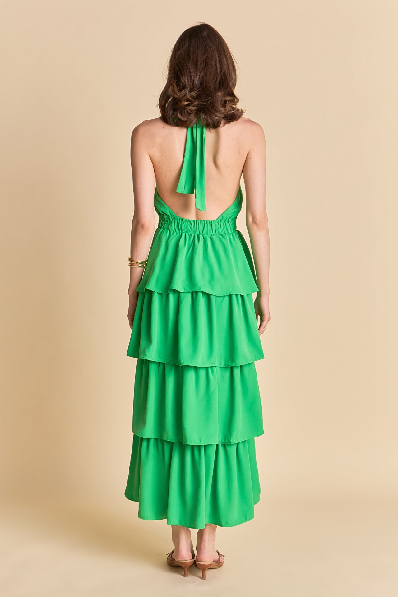 ENDLESS ROSE - Criss Cross Halter Maxi Dress - DRESSES available at Objectrare