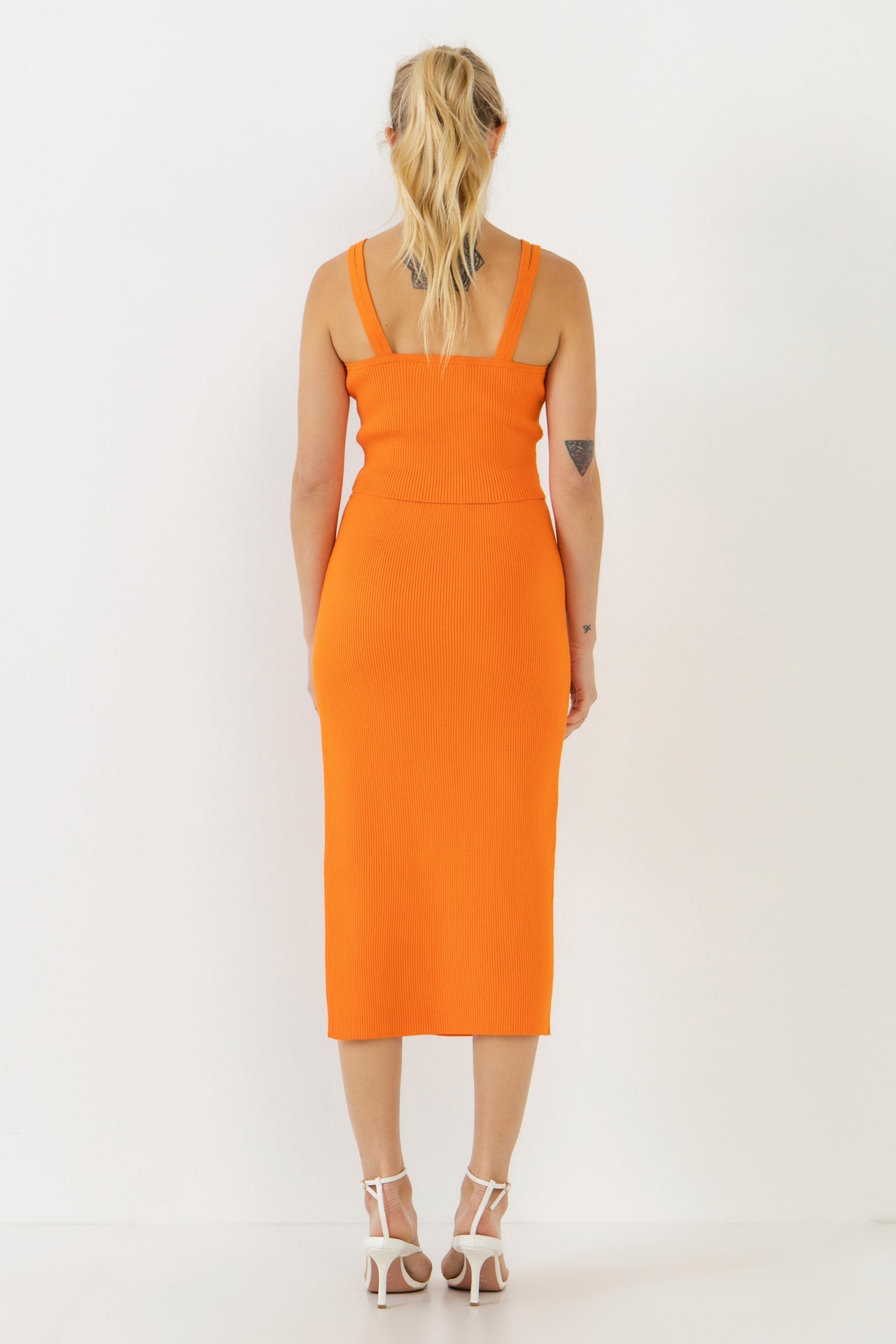 ENDLESS ROSE - Women Knit Skirt - SKIRTS available at Objectrare