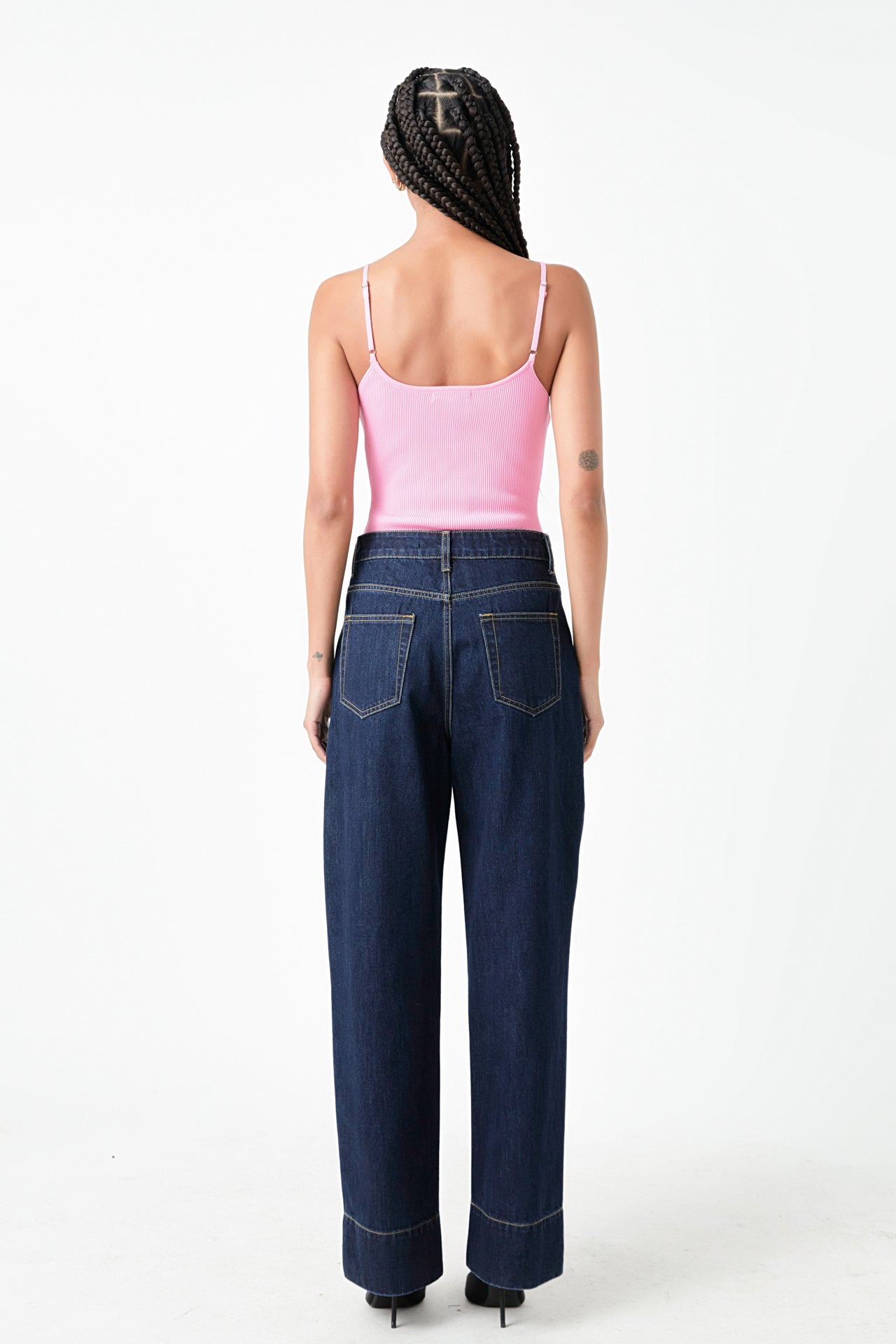 GREY LAB - Sweetheart Neckline Knit Bodysuit - BODYSUIT available at Objectrare