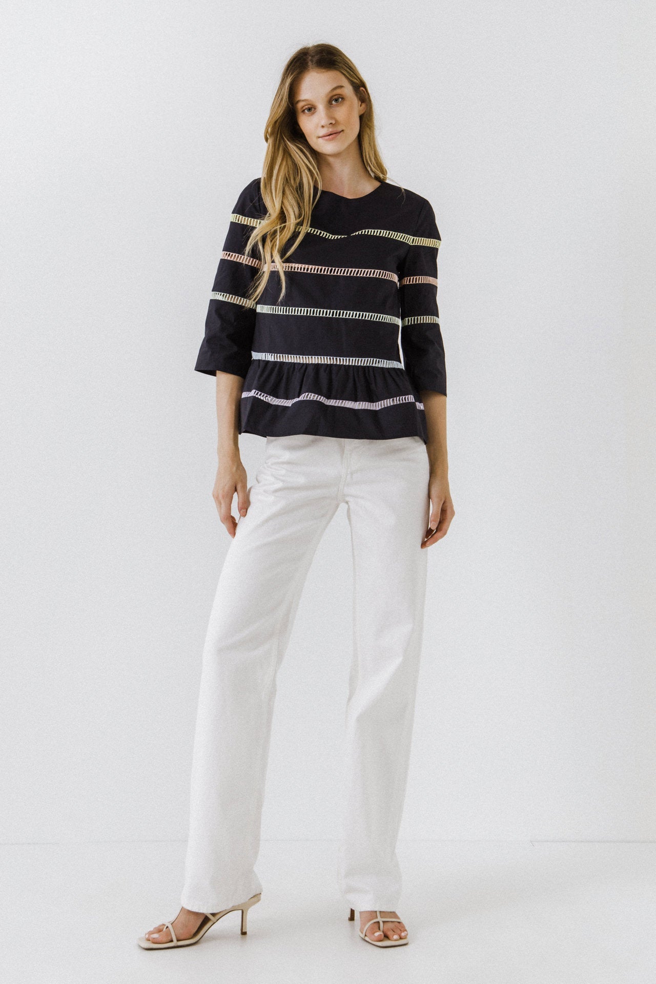 ENGLISH FACTORY - Ladder Lace Babydoll Top - TOPS available at Objectrare