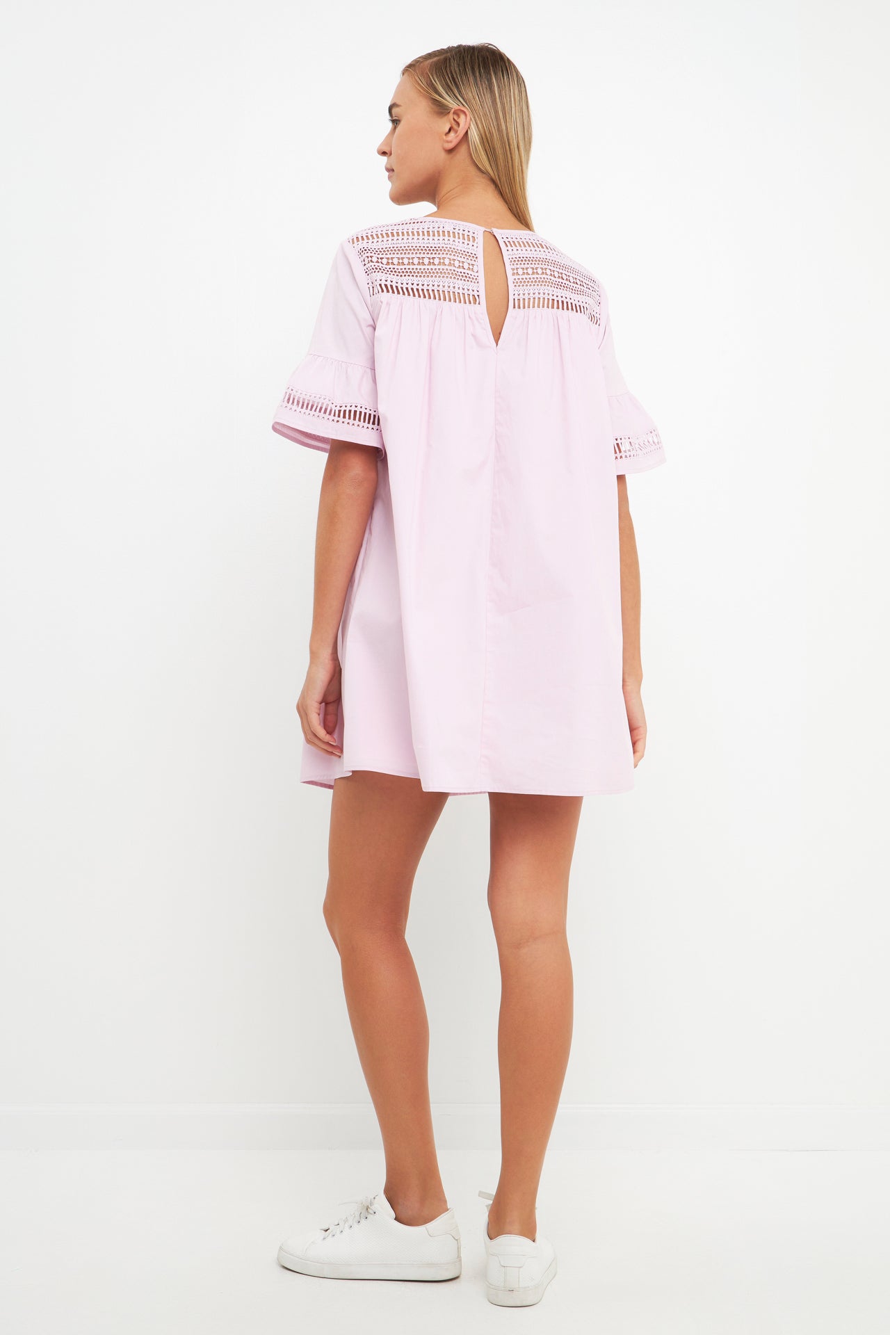 Lace Detail Mini Dress