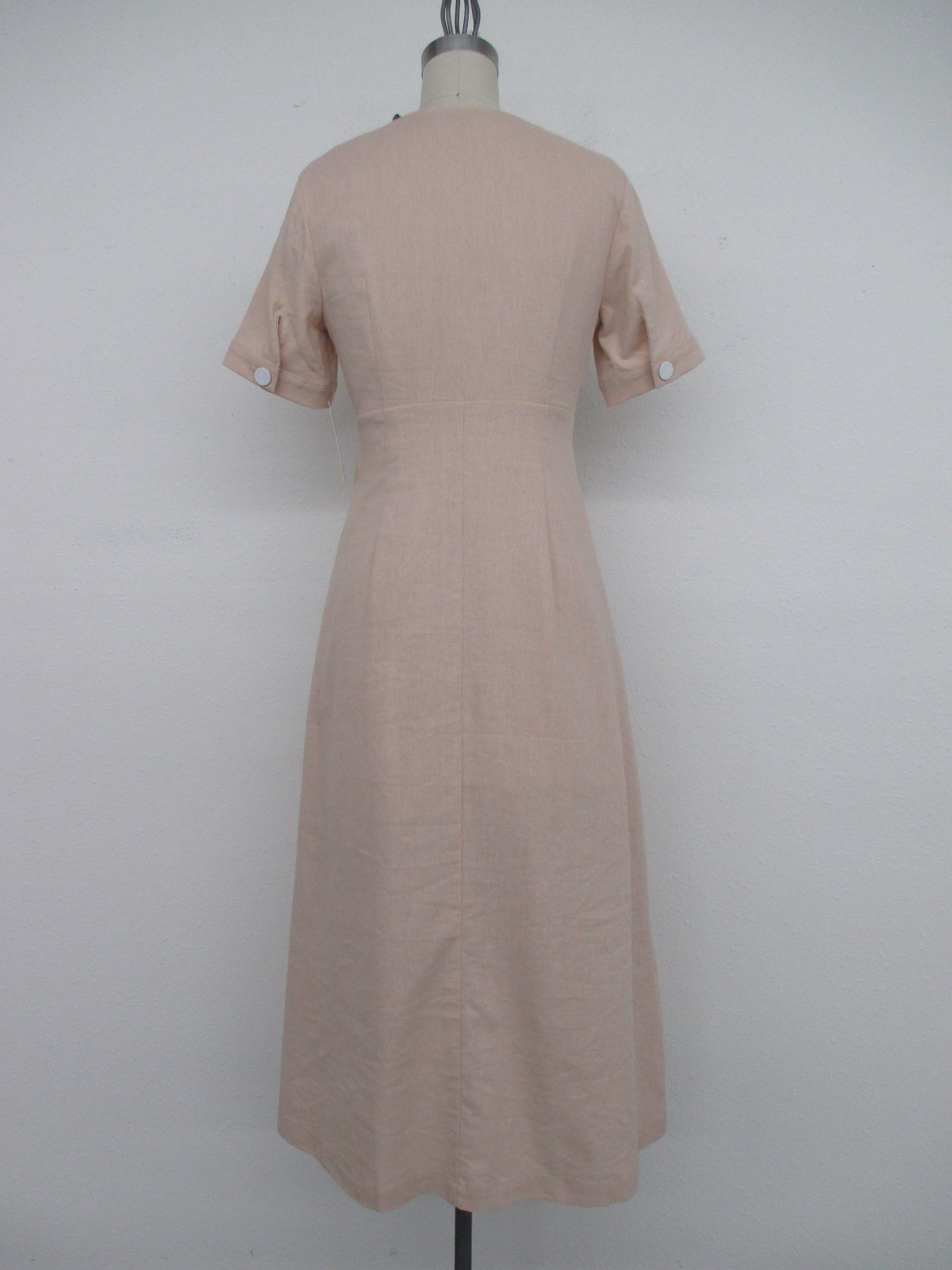 ENGLISH FACTORY - Front Tie Buttoned Midi Dress - DRESSES available at Objectrare
