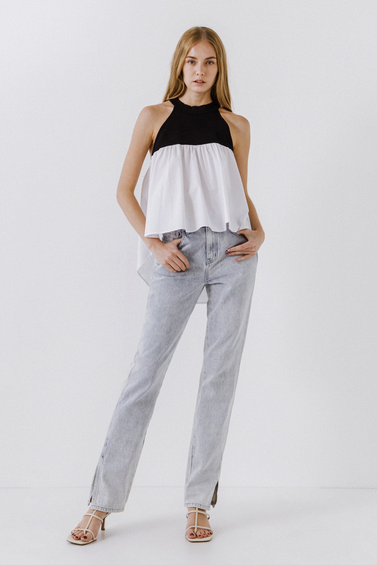 ENGLISH FACTORY - Halter Neck Blouse - TOPS available at Objectrare